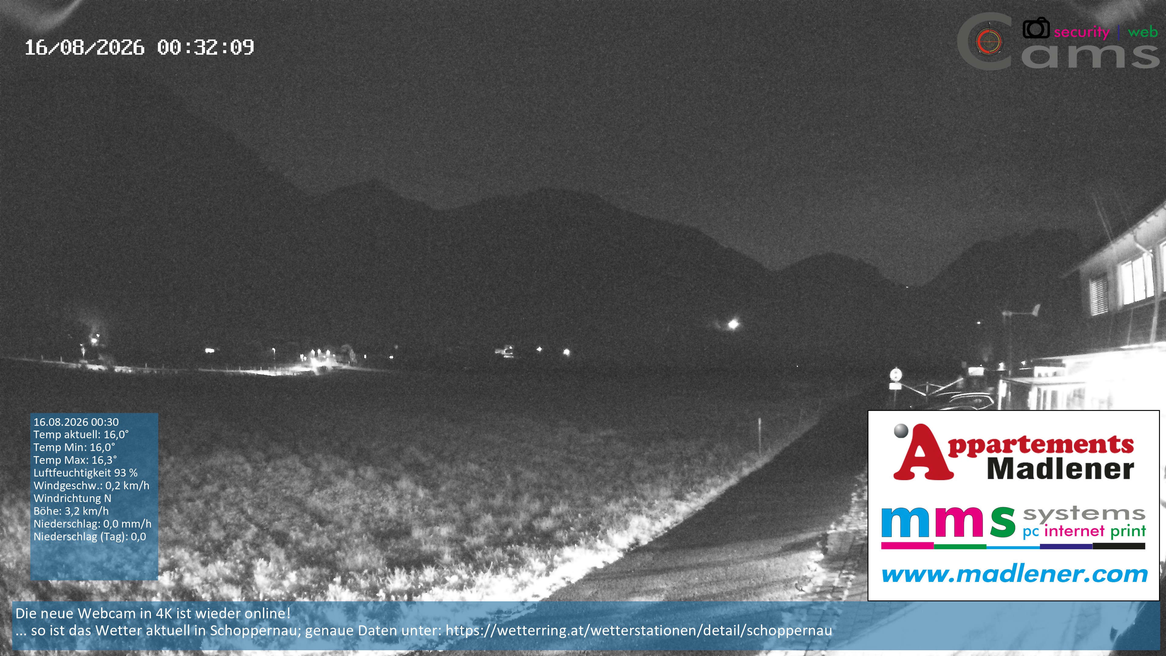 Archiv Foto Webcam Schoppernau Unterdorf im Bregenzerwald
