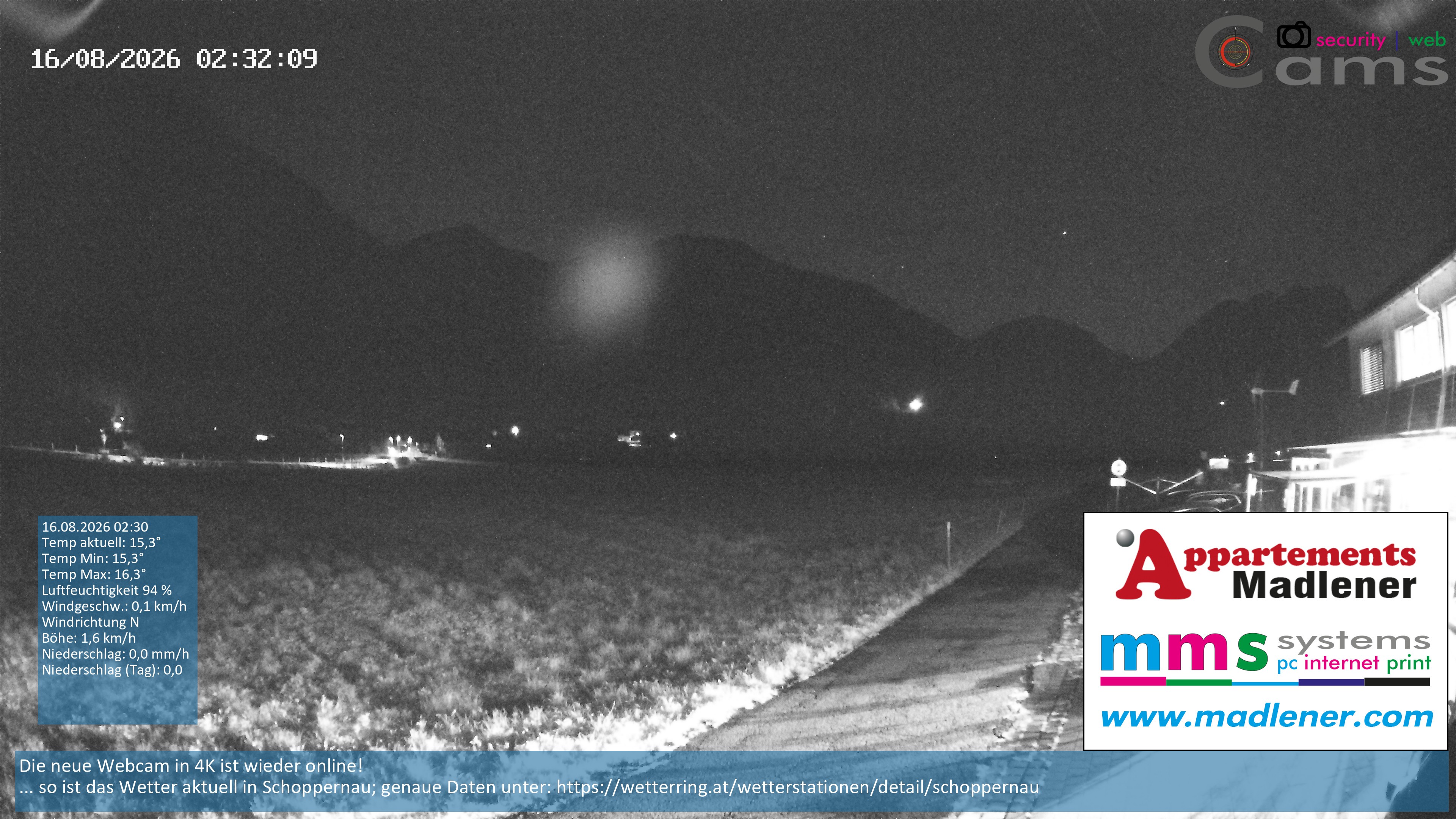 Archiv Foto Webcam Schoppernau Unterdorf im Bregenzerwald