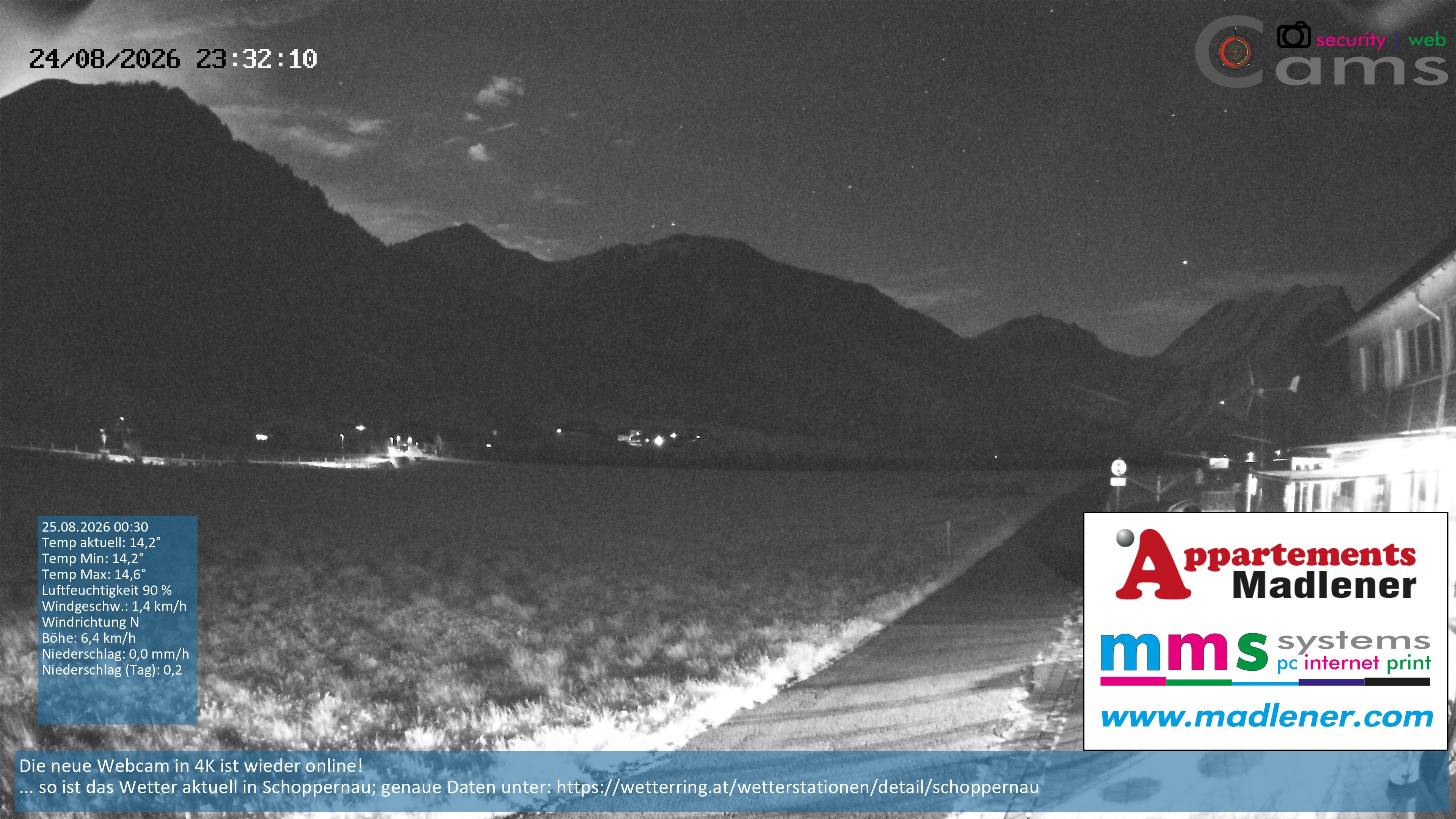 Archiv Foto Webcam Schoppernau Unterdorf im Bregenzerwald
