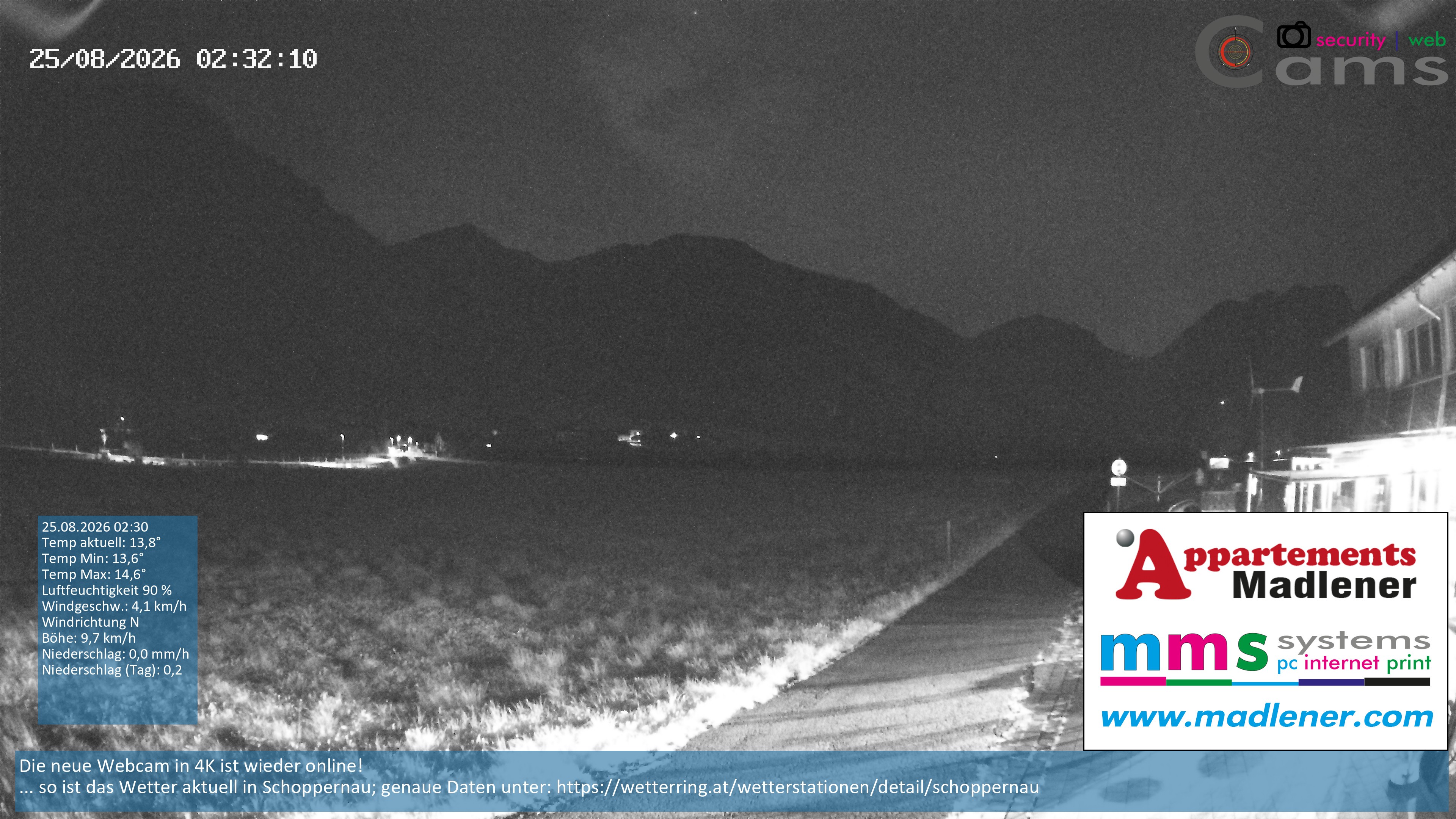Archiv Foto Webcam Schoppernau Unterdorf im Bregenzerwald
