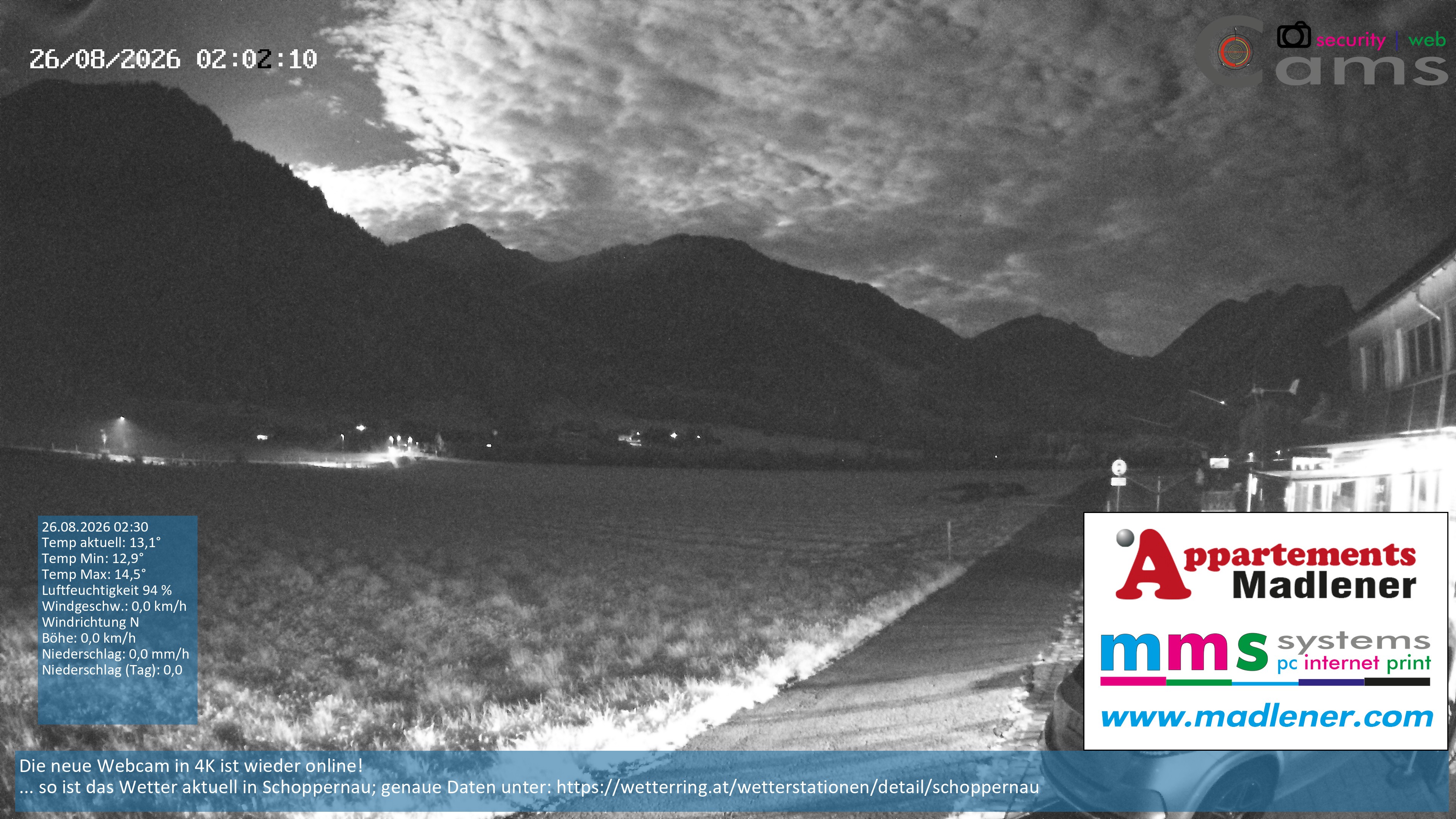 Archiv Foto Webcam Schoppernau Unterdorf im Bregenzerwald