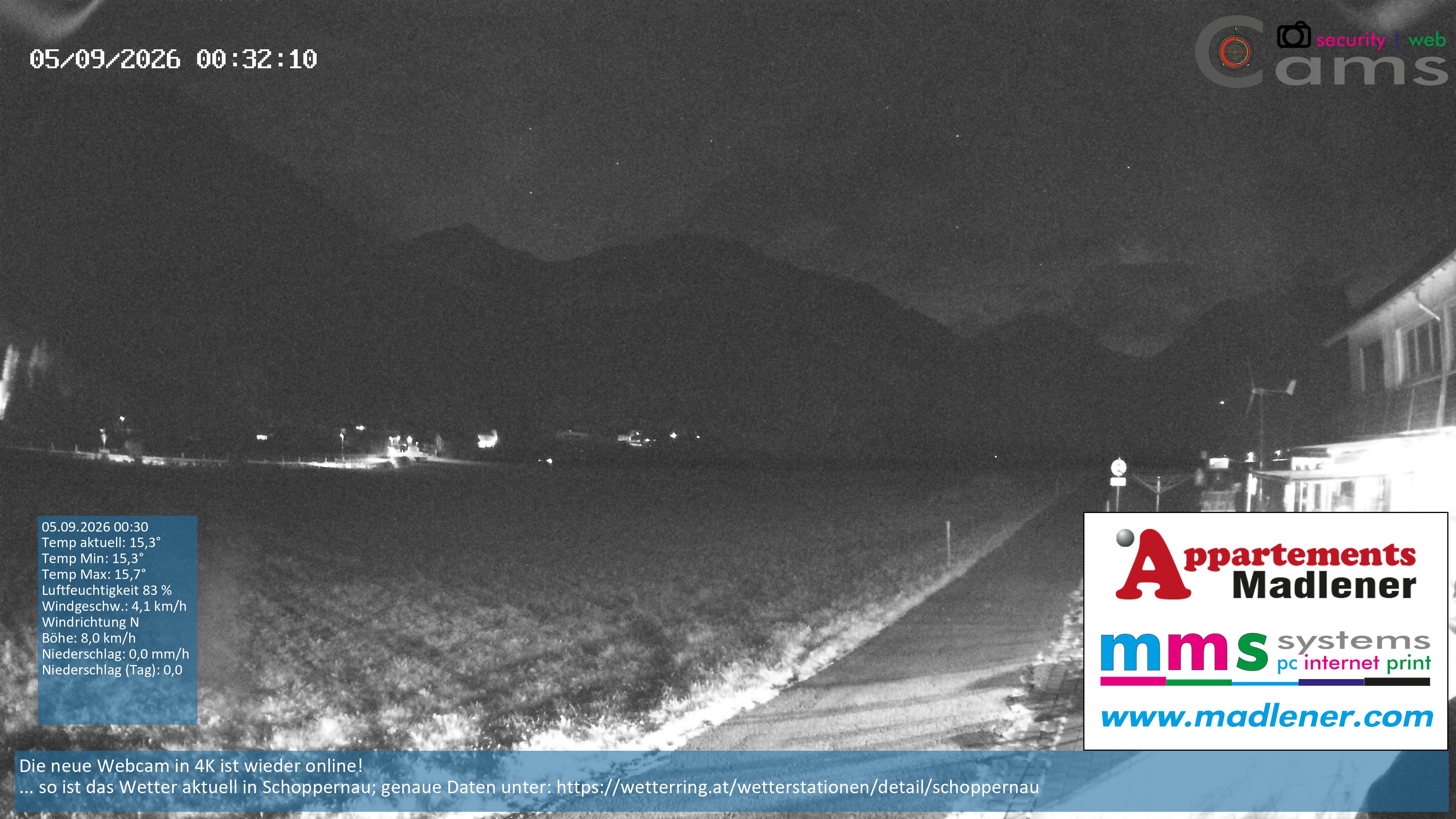 Archiv Foto Webcam Schoppernau Unterdorf im Bregenzerwald