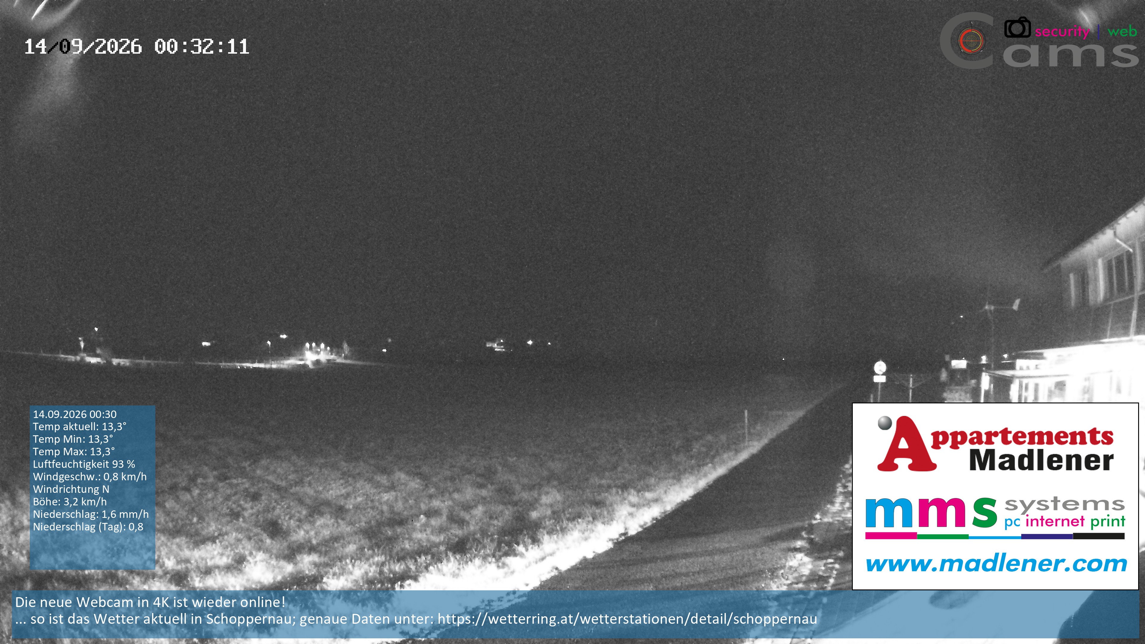 Archiv Foto Webcam Schoppernau Unterdorf im Bregenzerwald