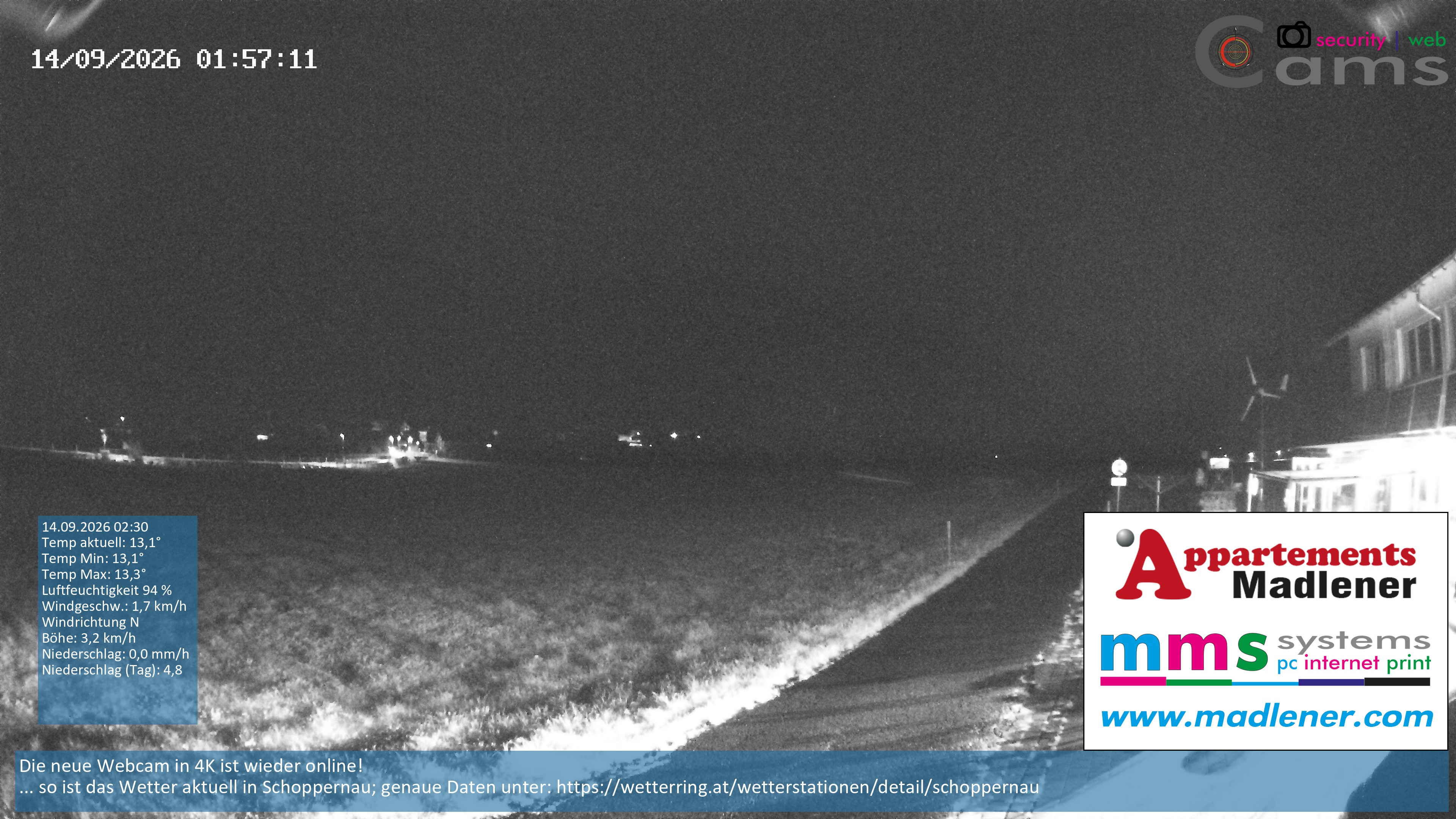 Archiv Foto Webcam Schoppernau Unterdorf im Bregenzerwald