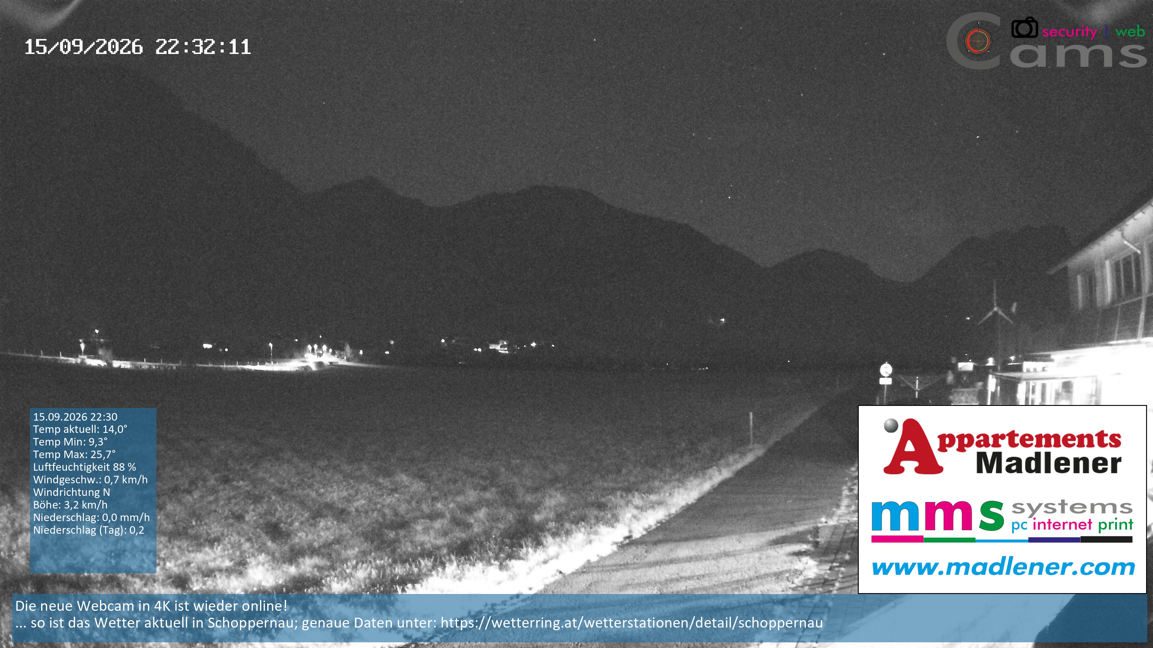 Archiv Foto Webcam Schoppernau Unterdorf im Bregenzerwald