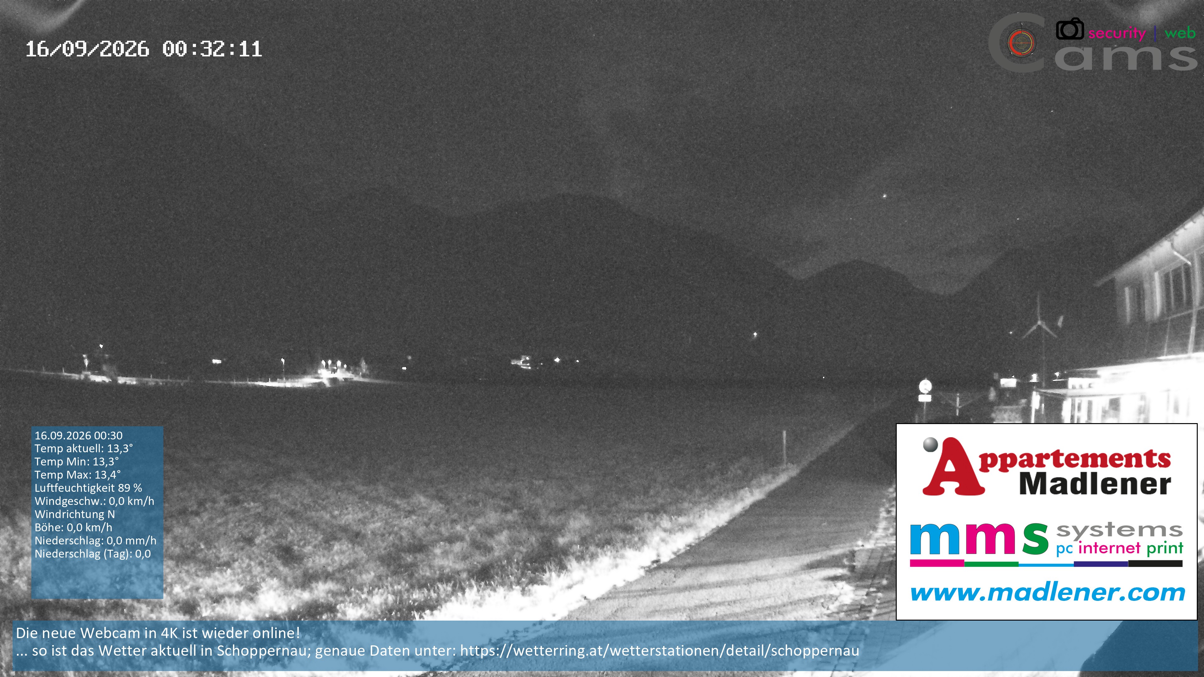 Archived image Webcam Schoppernau lower valley in the Bregenzerwald