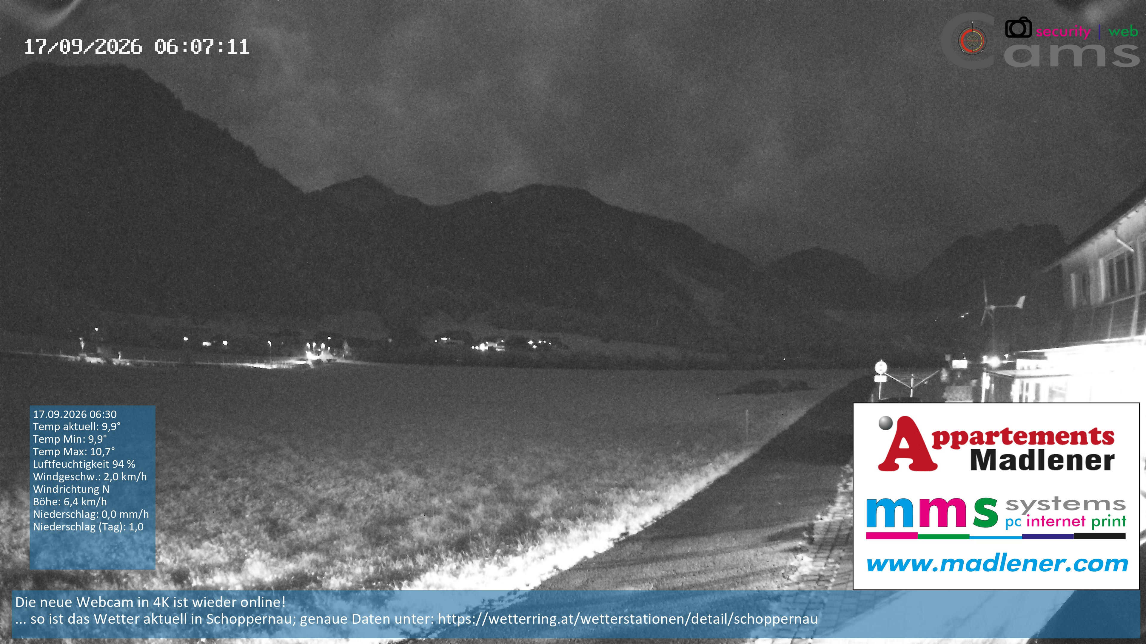 Archiv Foto Webcam Schoppernau Unterdorf im Bregenzerwald
