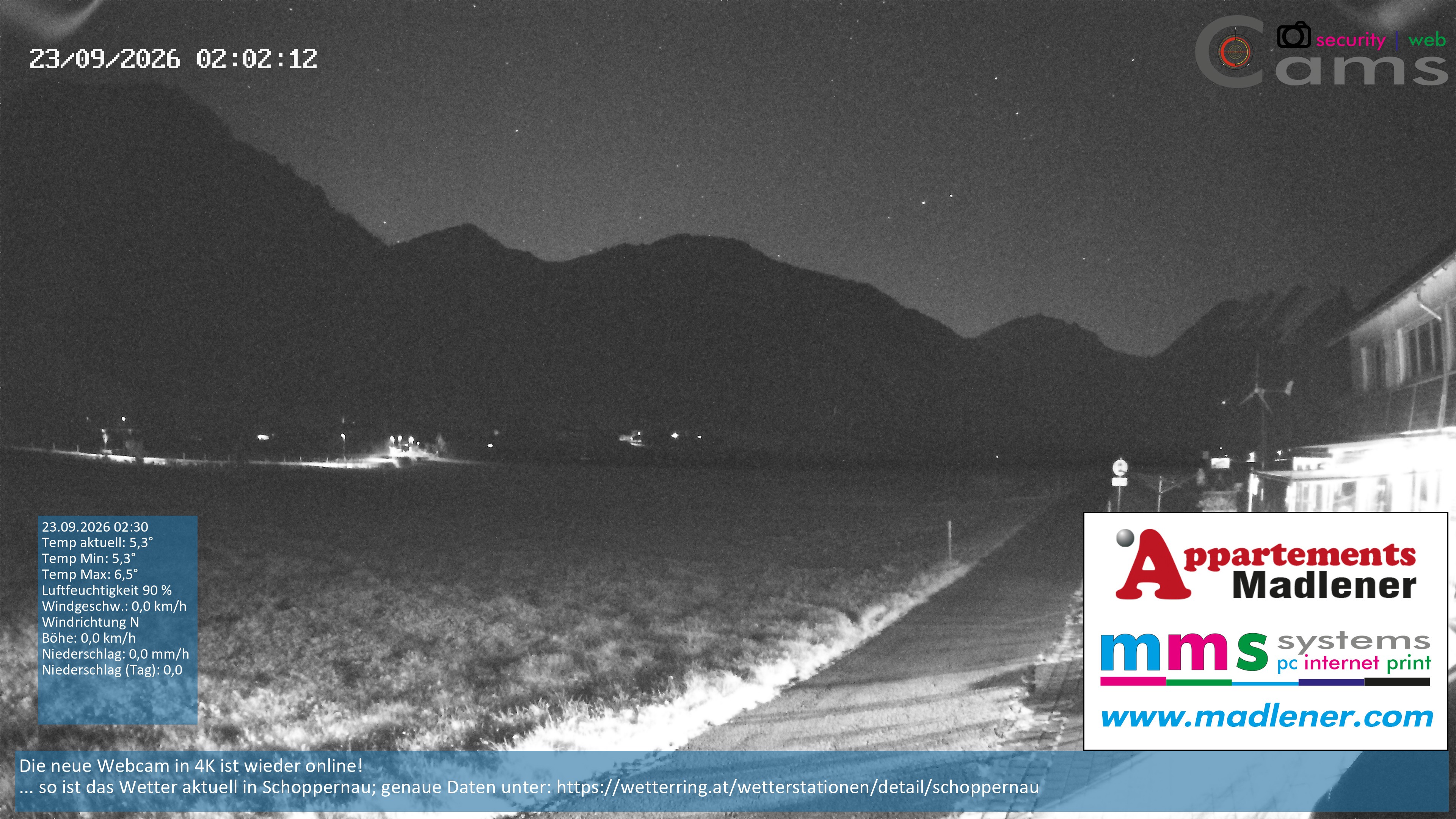 Archiv Foto Webcam Schoppernau Unterdorf im Bregenzerwald