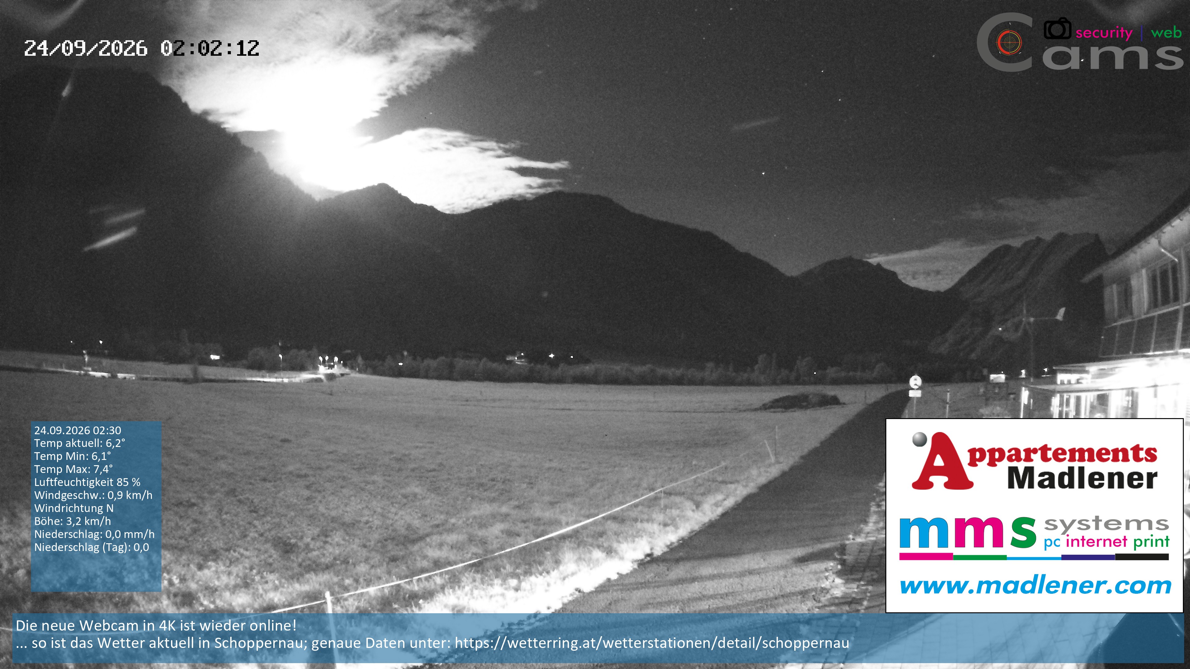 Archiv Foto Webcam Schoppernau Unterdorf im Bregenzerwald