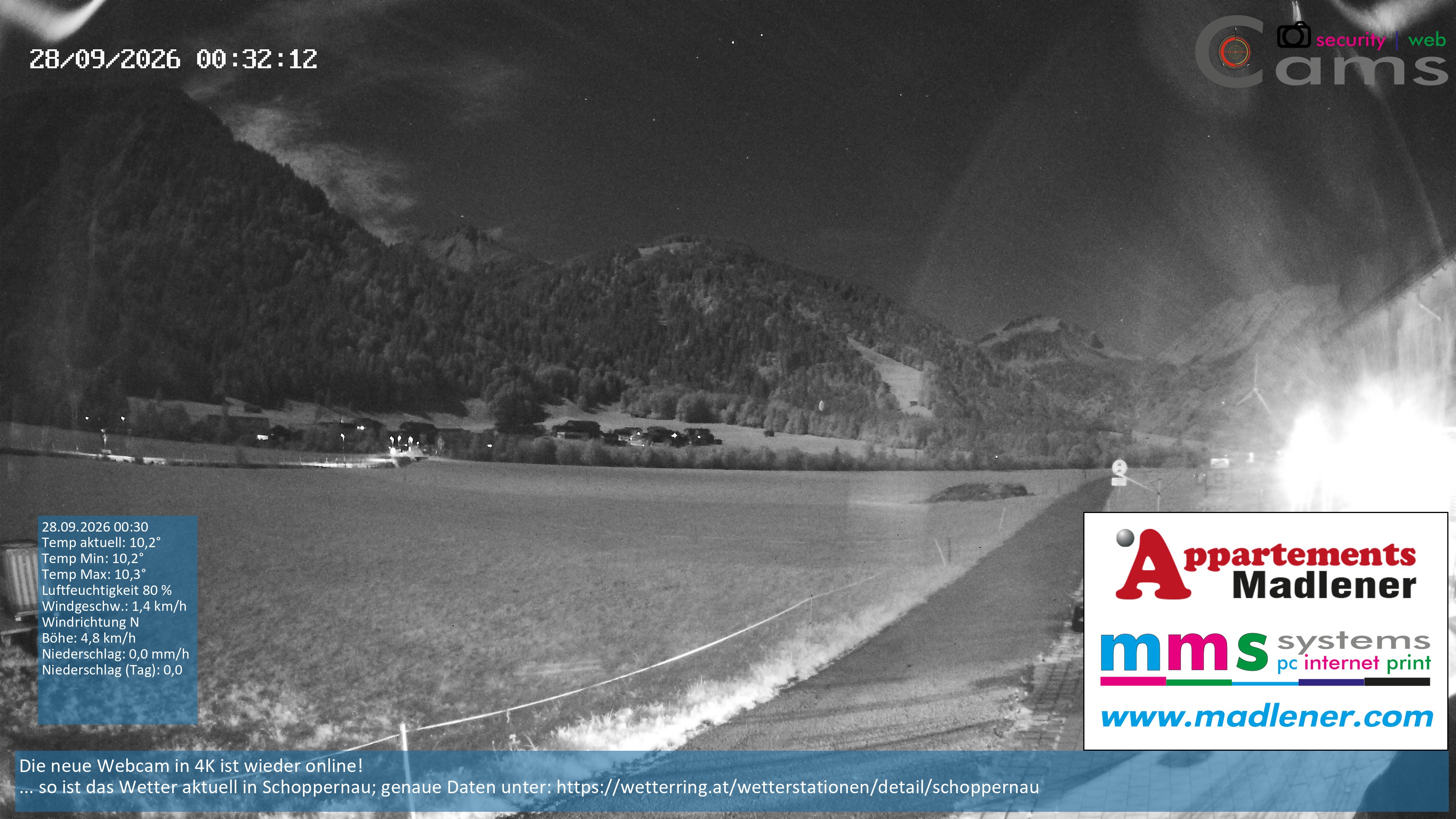 Archiv Foto Webcam Schoppernau Unterdorf im Bregenzerwald