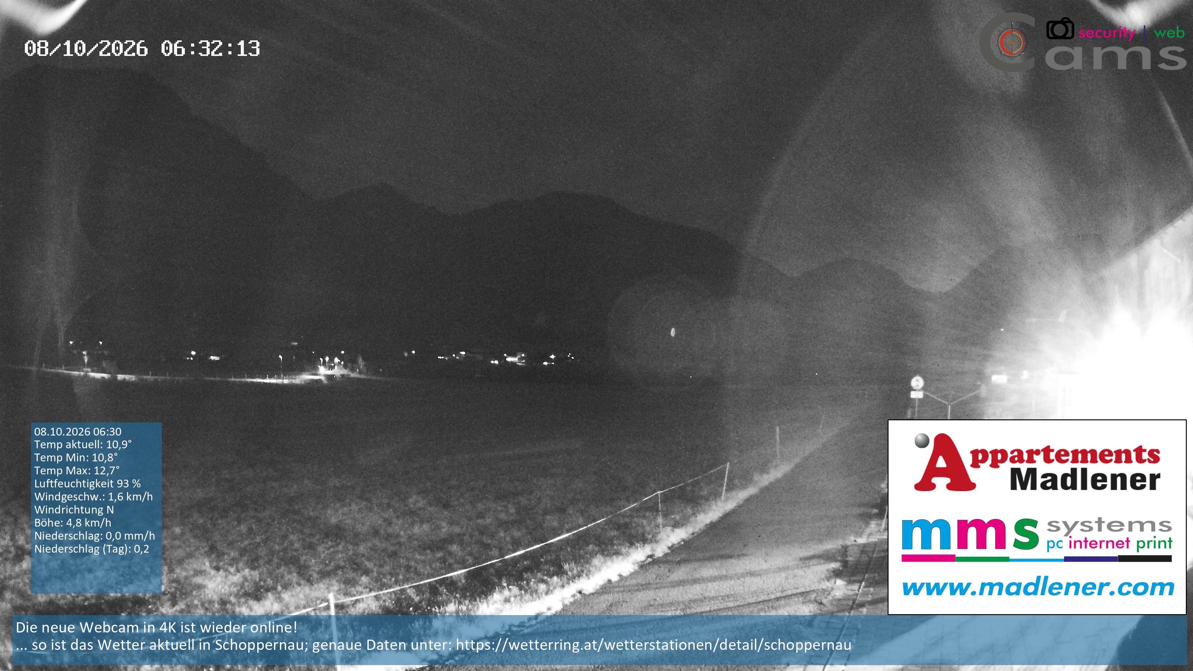 Archived image Webcam Schoppernau lower valley in the Bregenzerwald