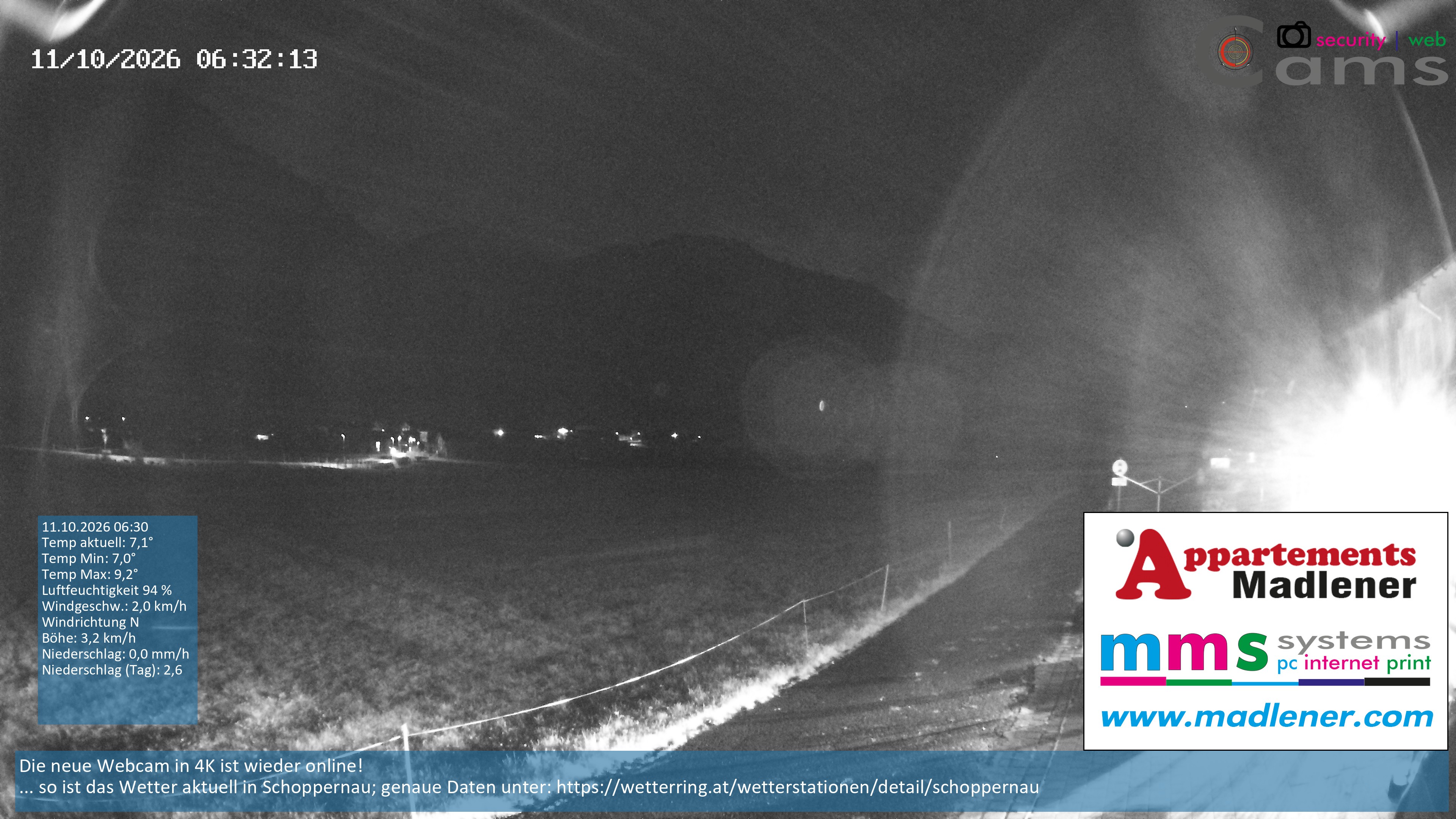 Archived image Webcam Schoppernau lower valley in the Bregenzerwald