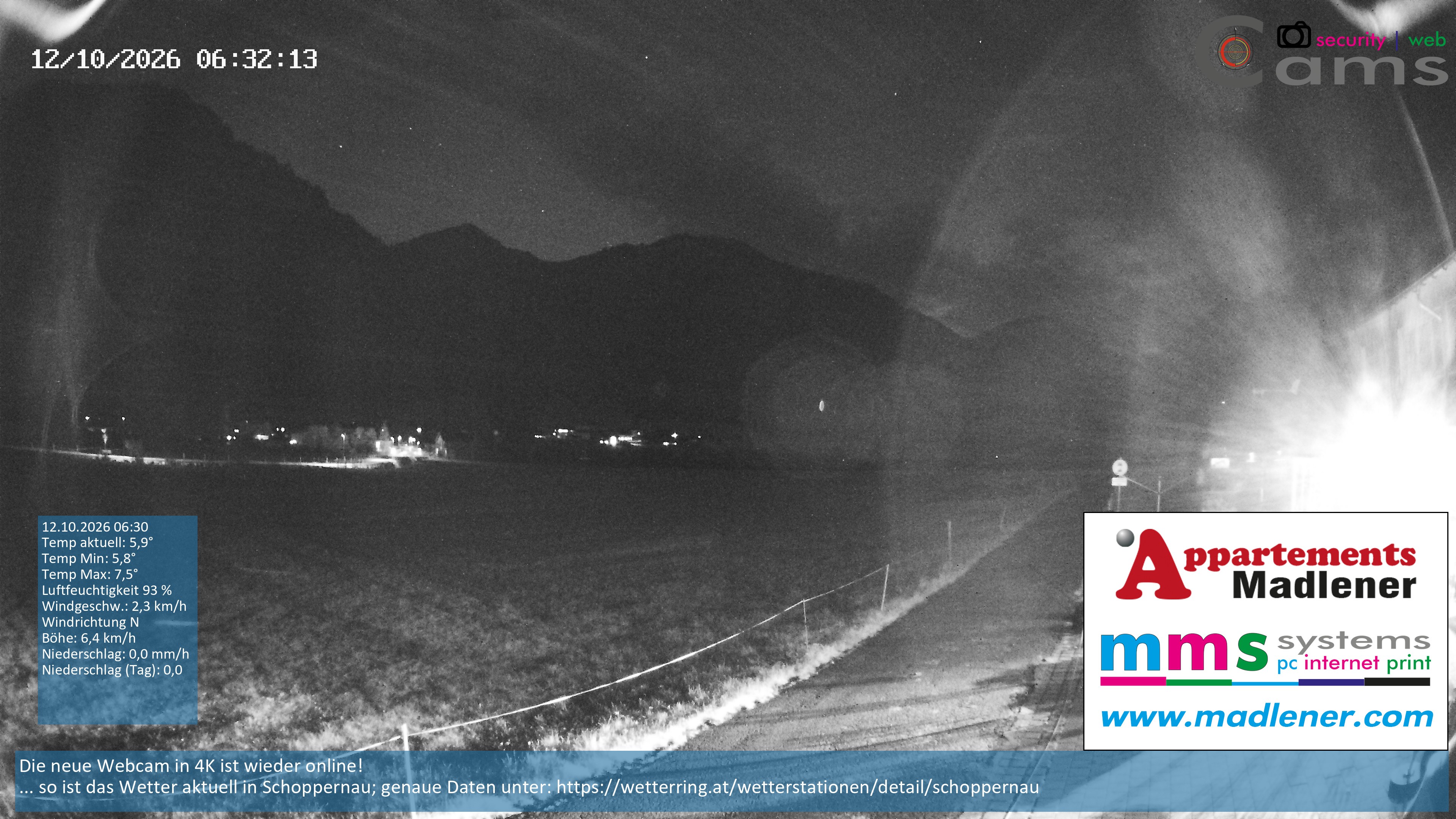 Archiv Foto Webcam Schoppernau Unterdorf im Bregenzerwald