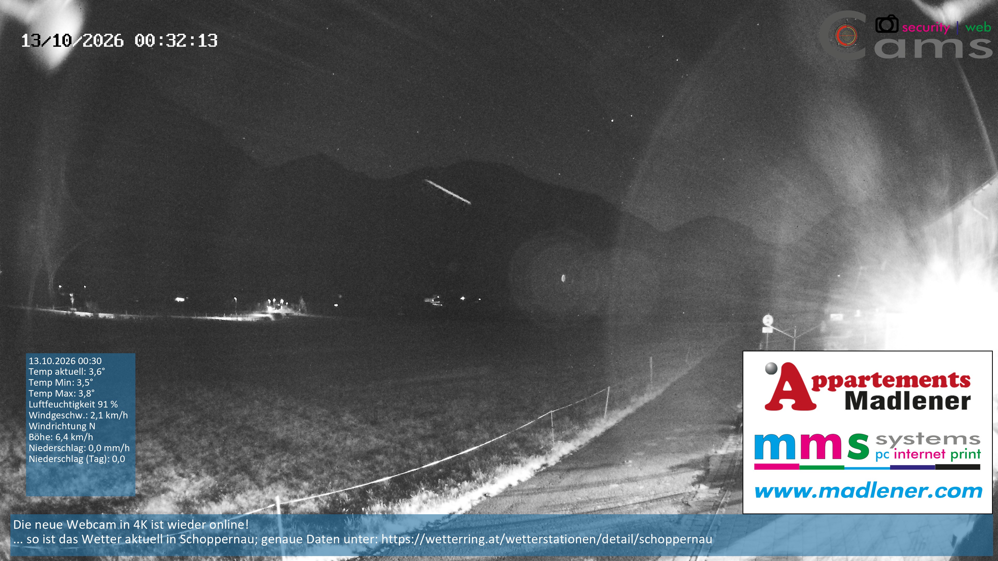 Archiv Foto Webcam Schoppernau Unterdorf im Bregenzerwald