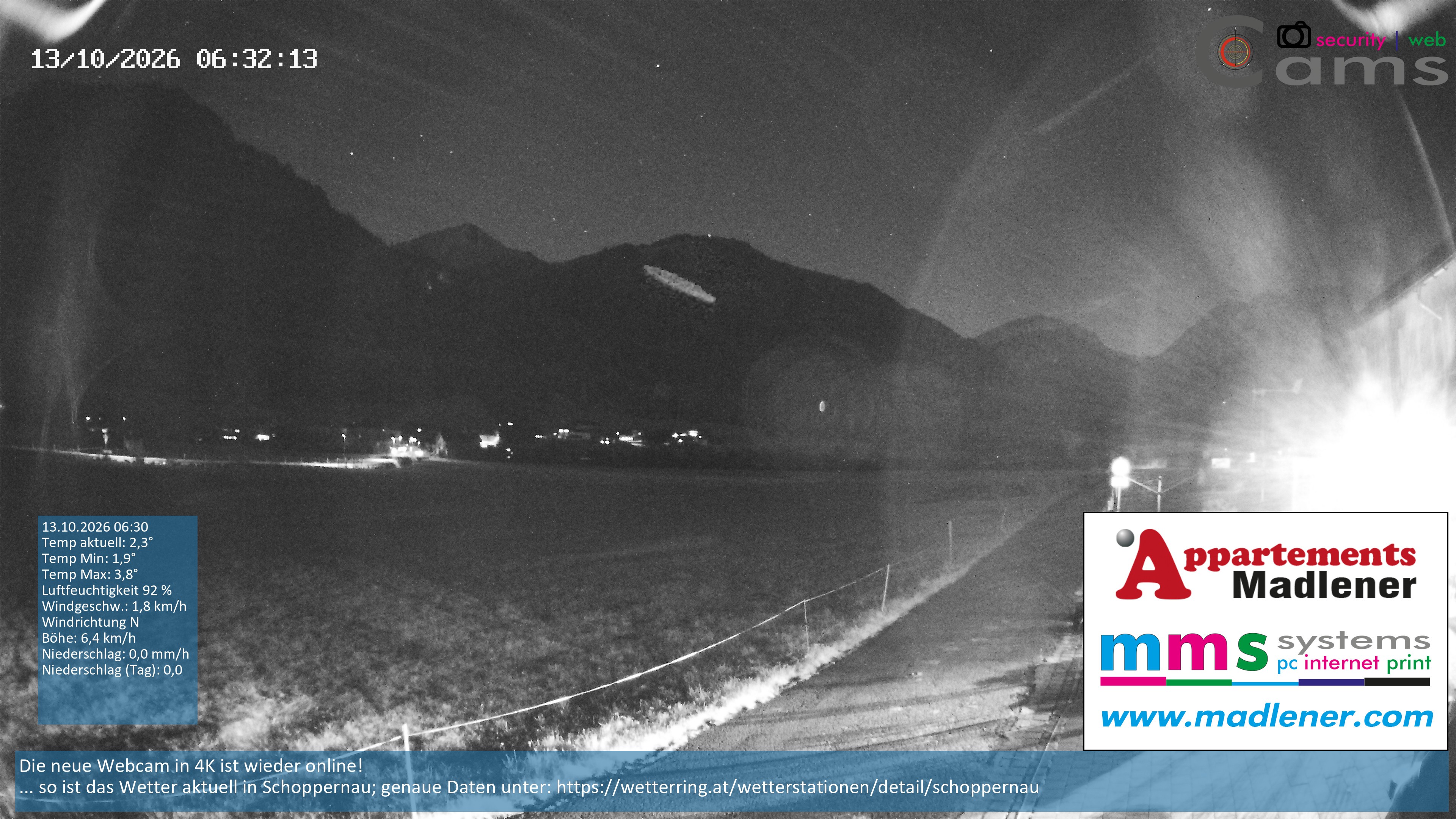 Archiv Foto Webcam Schoppernau Unterdorf im Bregenzerwald