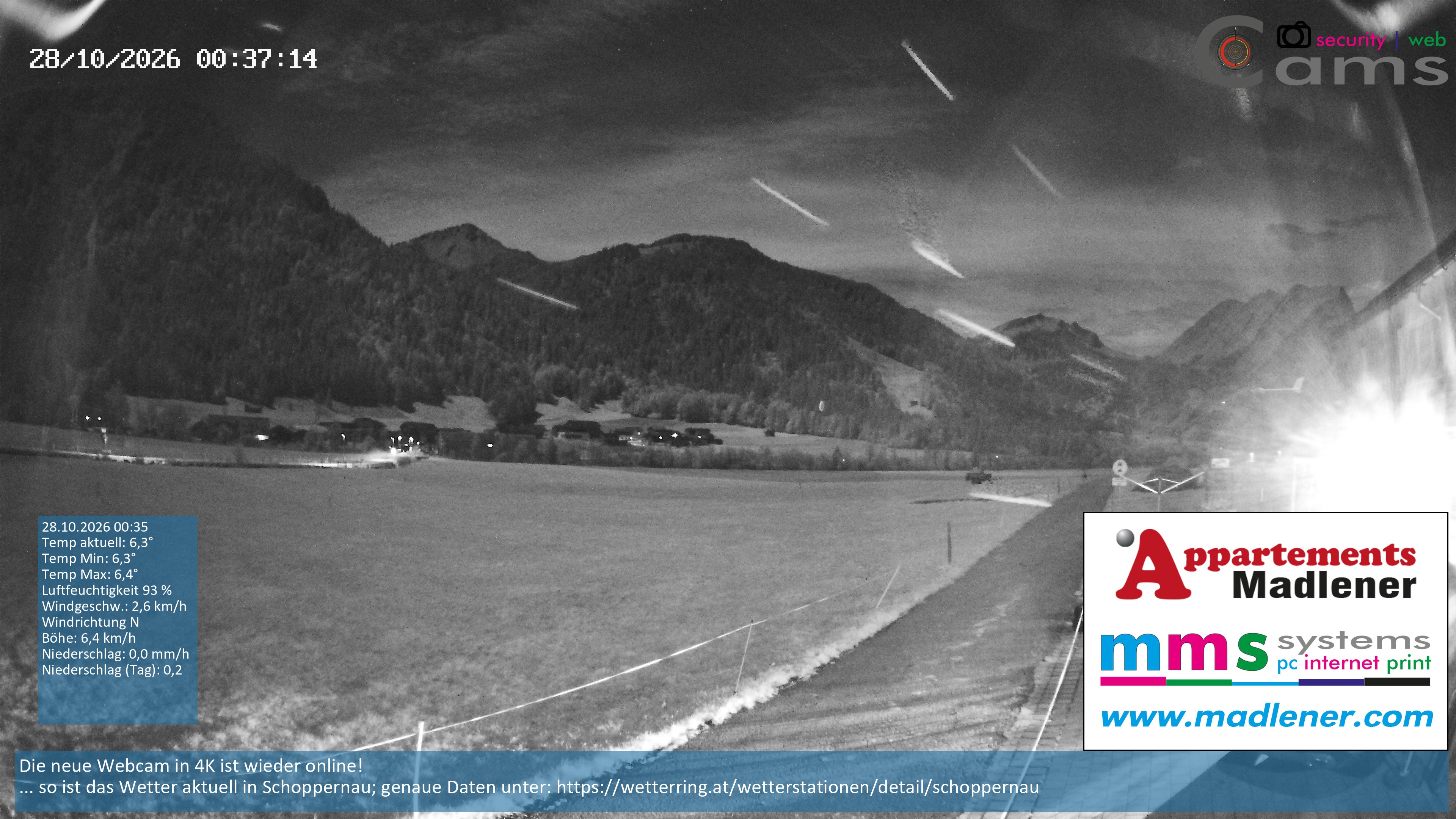 Archiv Foto Webcam Schoppernau Unterdorf im Bregenzerwald
