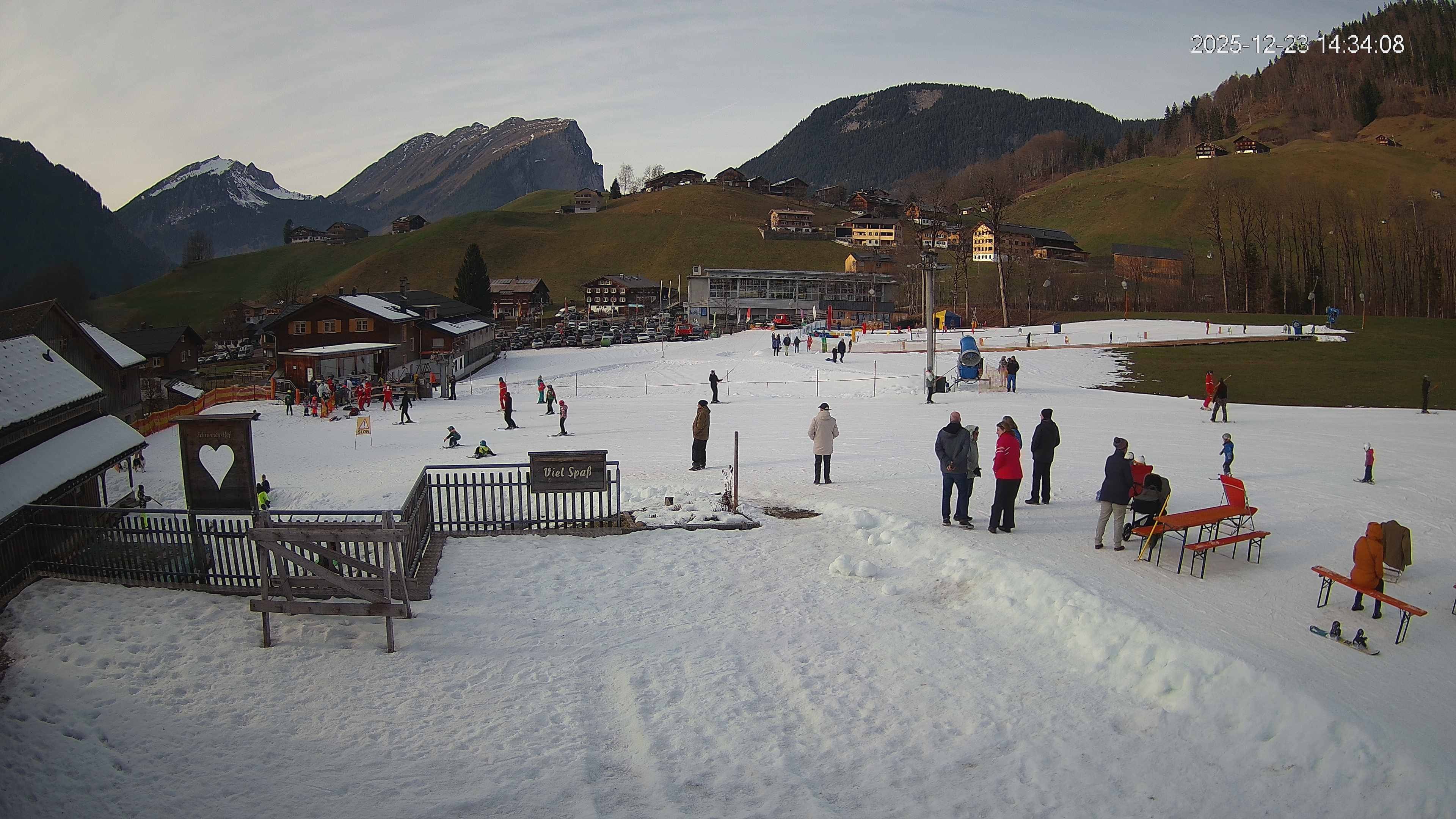 Archiv Foto Webcam Schrannenhof am Diedamskopf