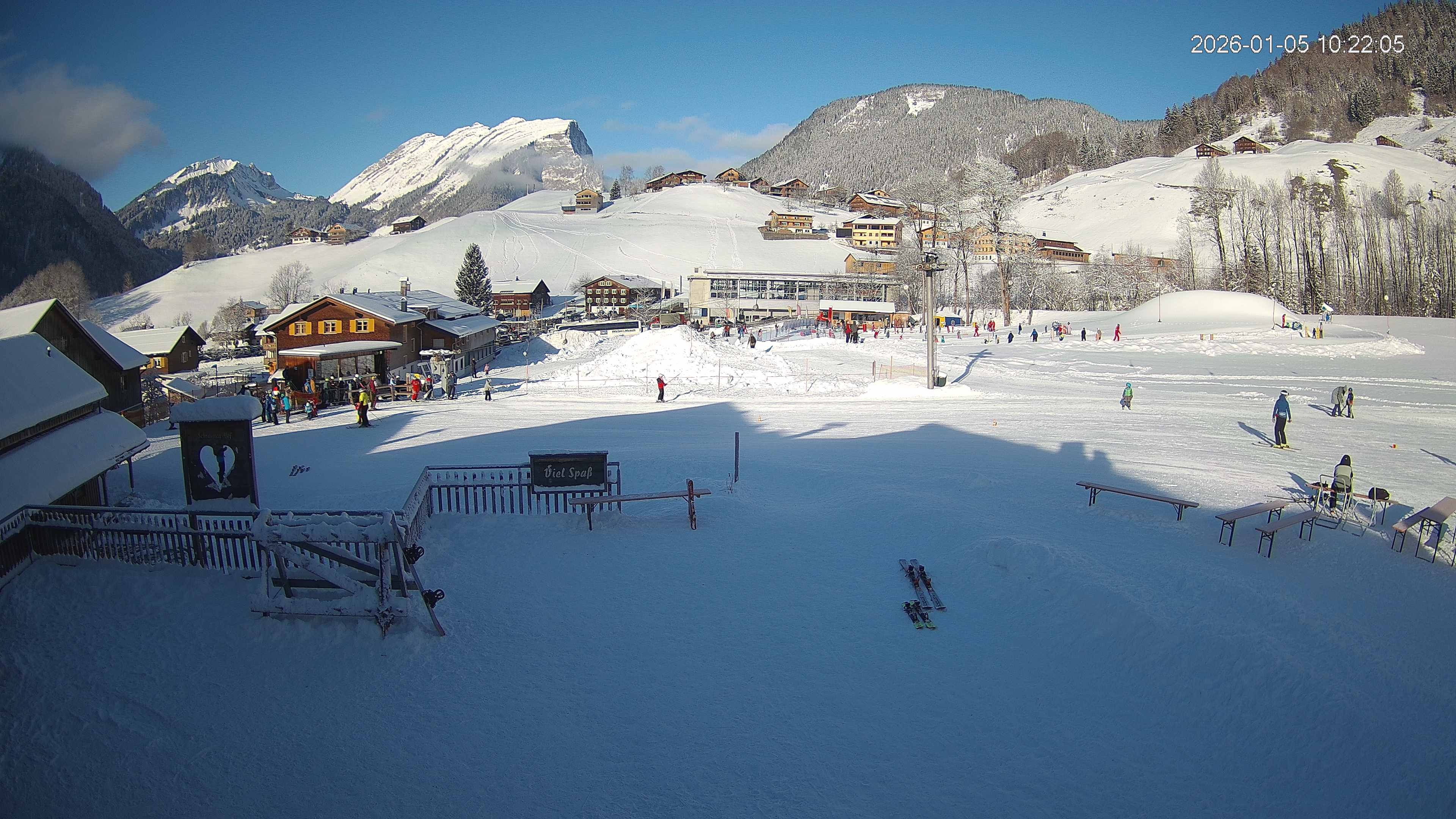 Archiv Foto Webcam Schrannenhof am Diedamskopf