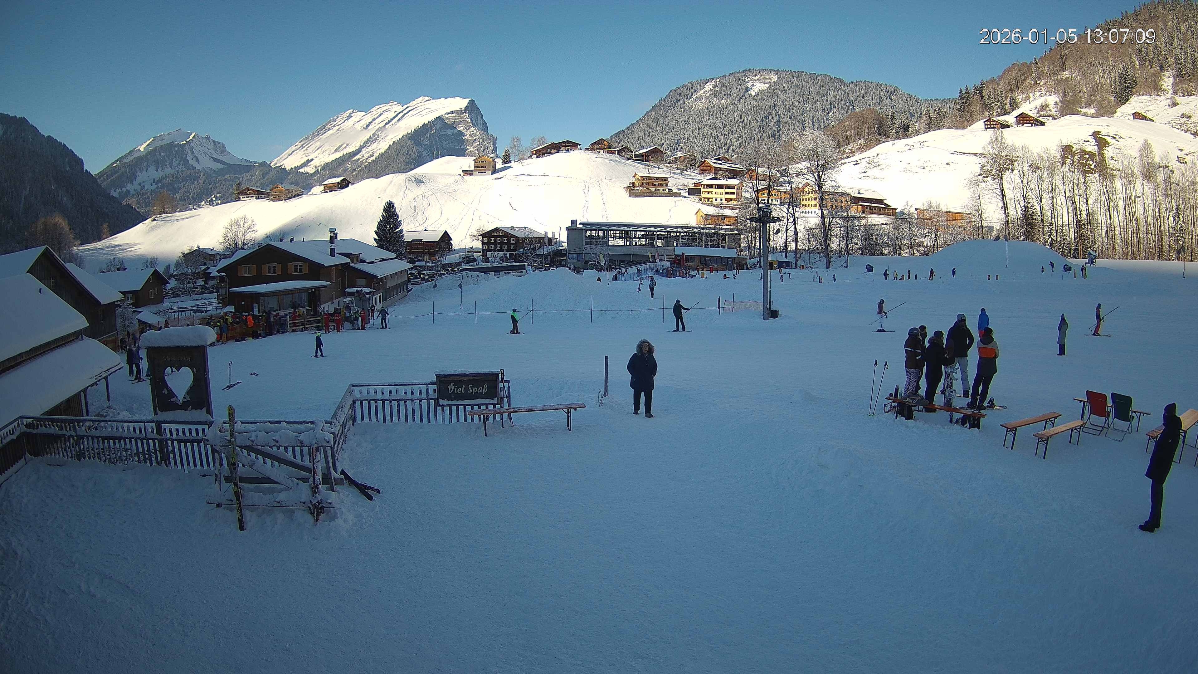 Archiv Foto Webcam Schrannenhof am Diedamskopf