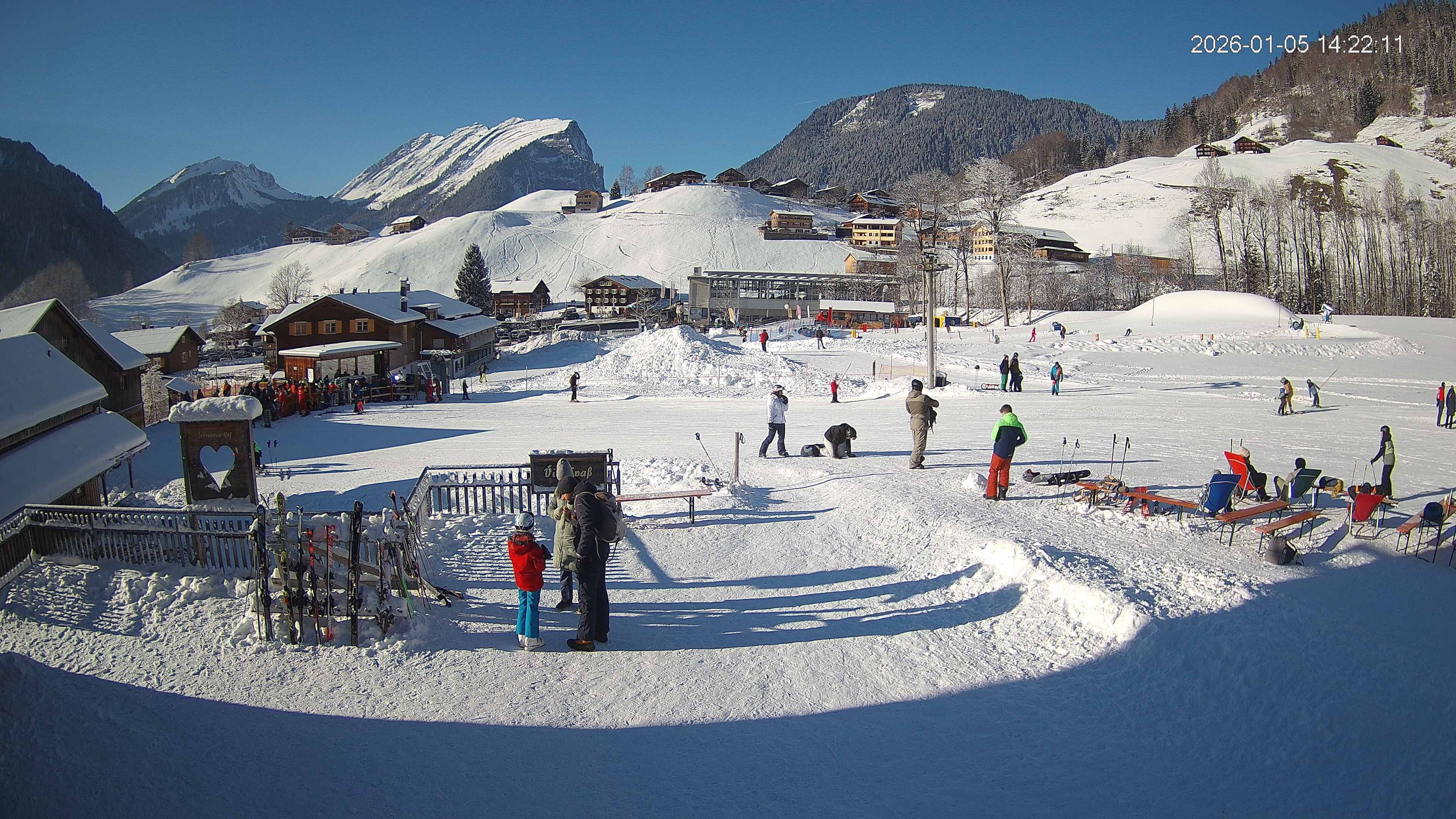 Archiv Foto Webcam Schrannenhof am Diedamskopf