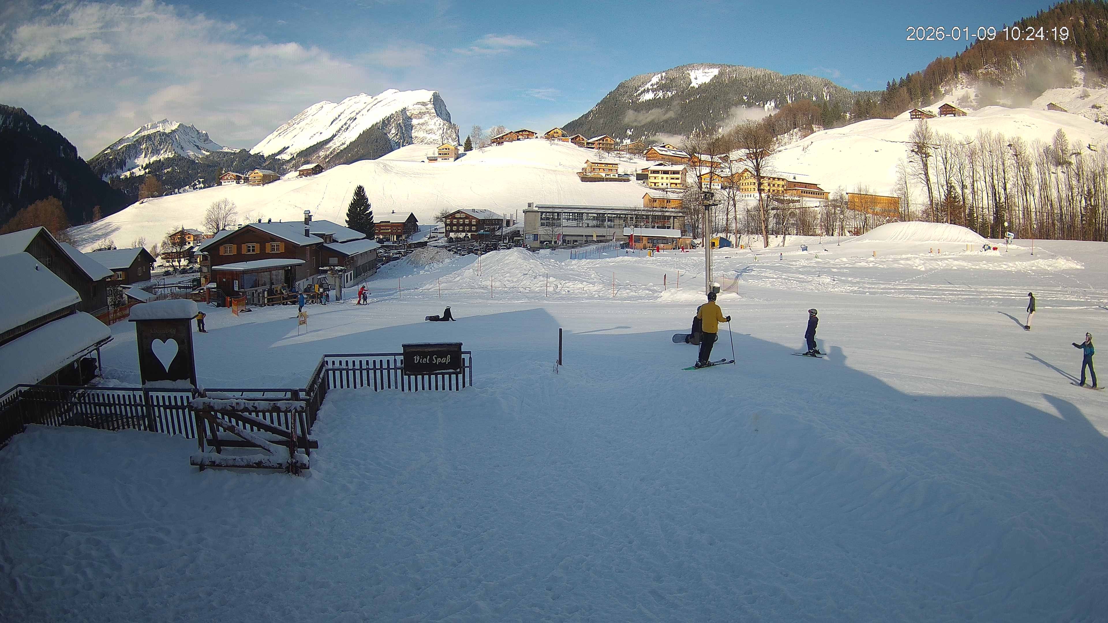 Archiv Foto Webcam Schrannenhof am Diedamskopf