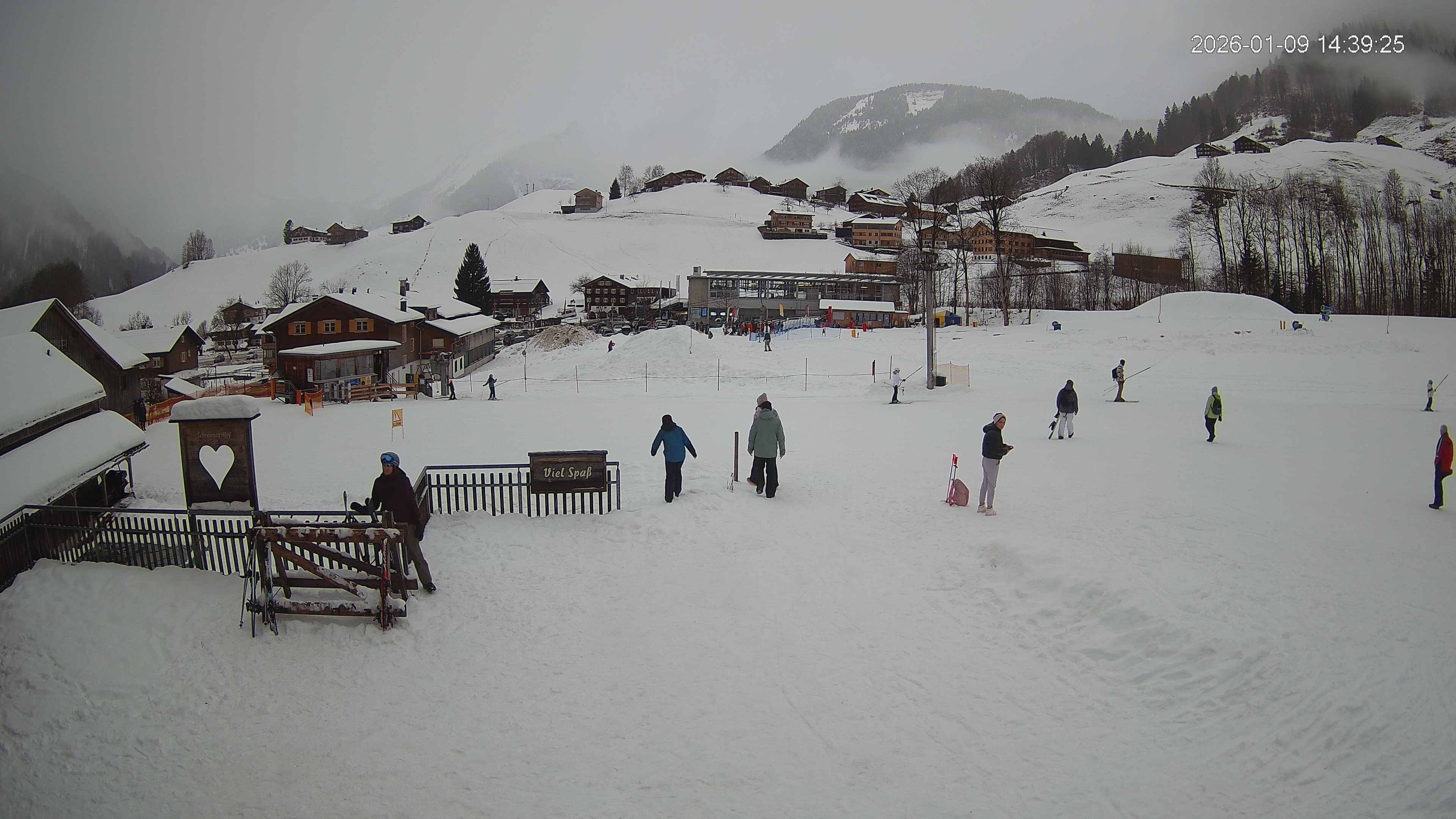 Archiv Foto Webcam Schrannenhof am Diedamskopf