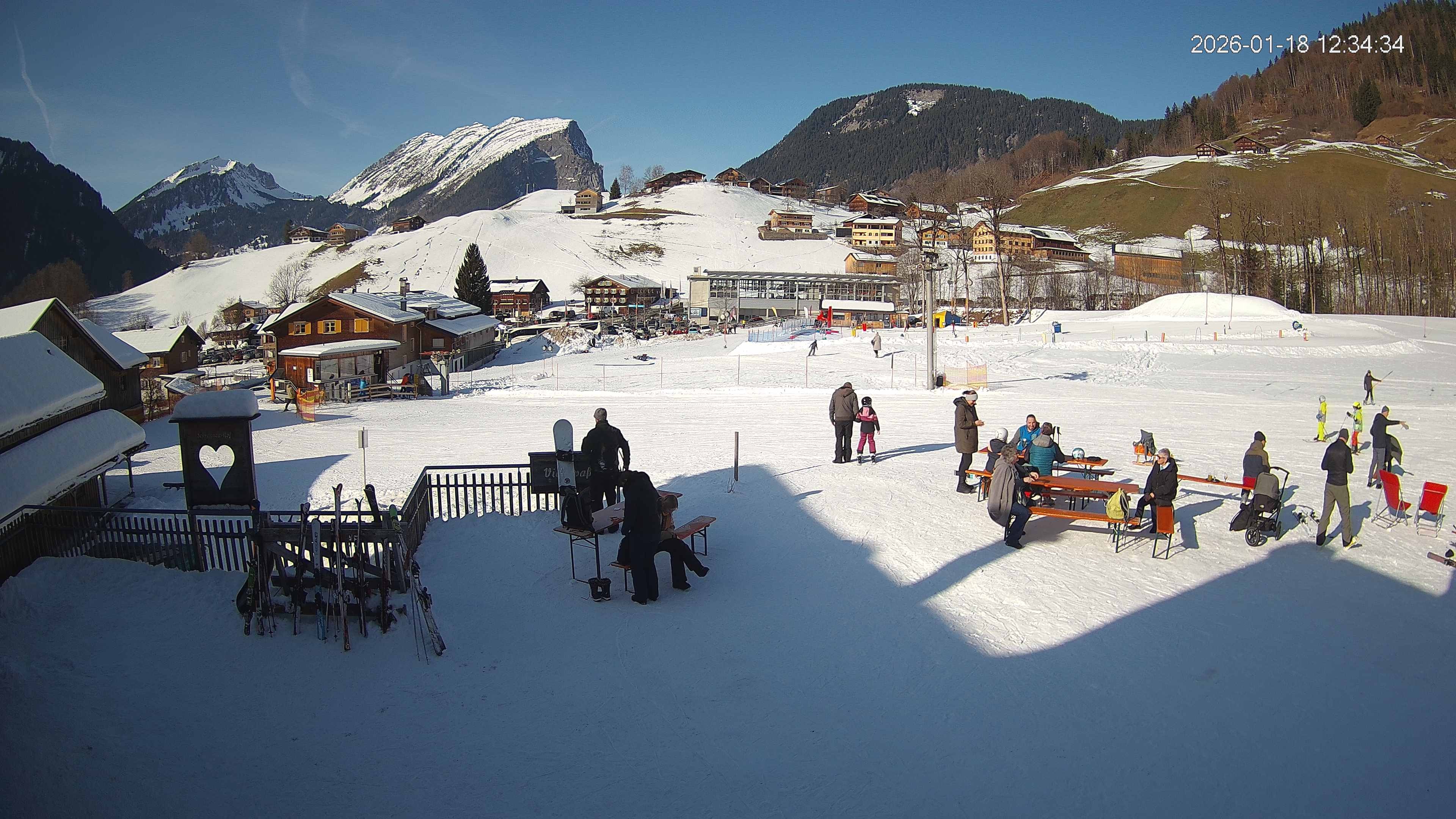 Archiv Foto Webcam Schrannenhof am Diedamskopf