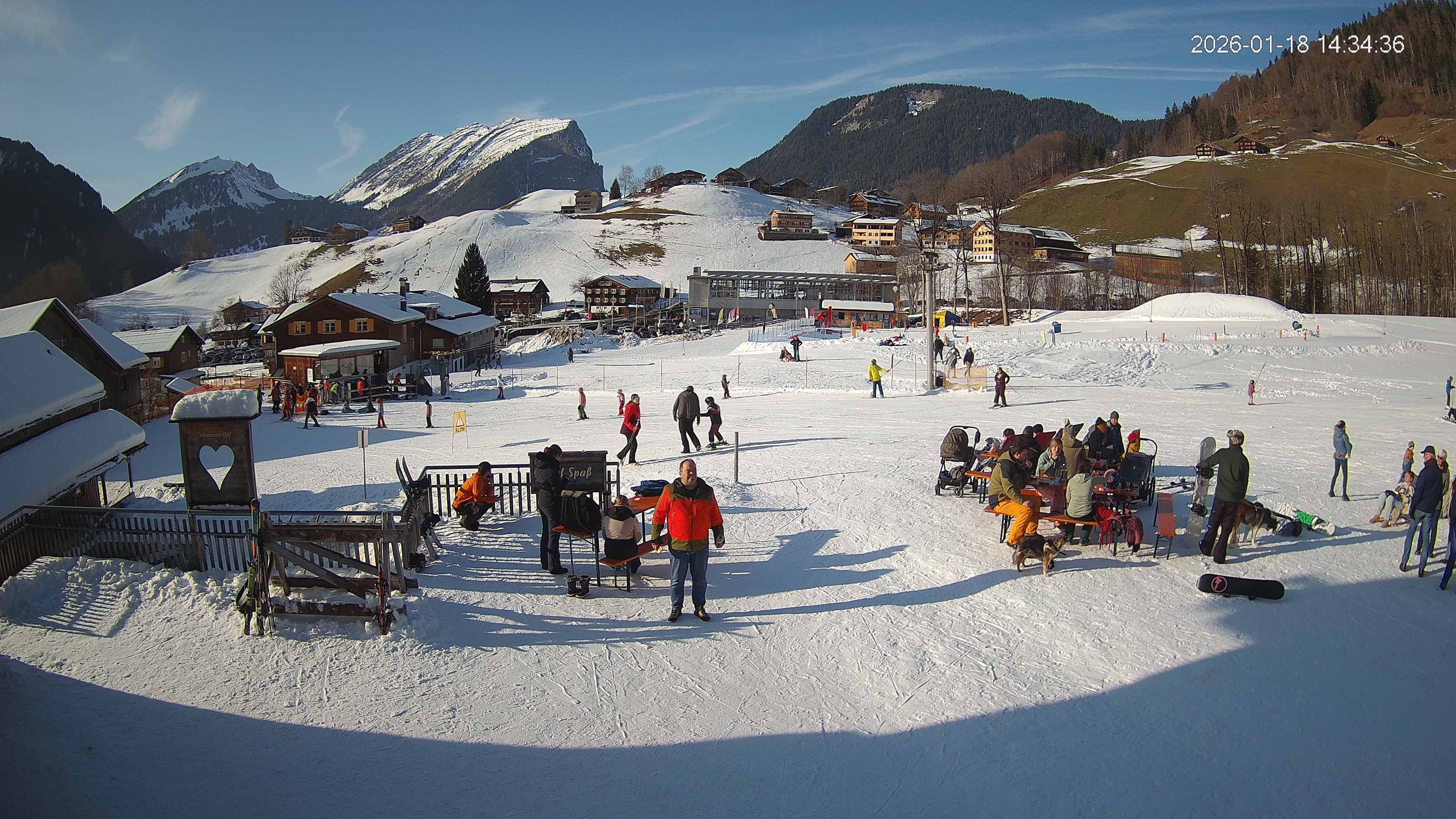 Archiv Foto Webcam Schrannenhof am Diedamskopf