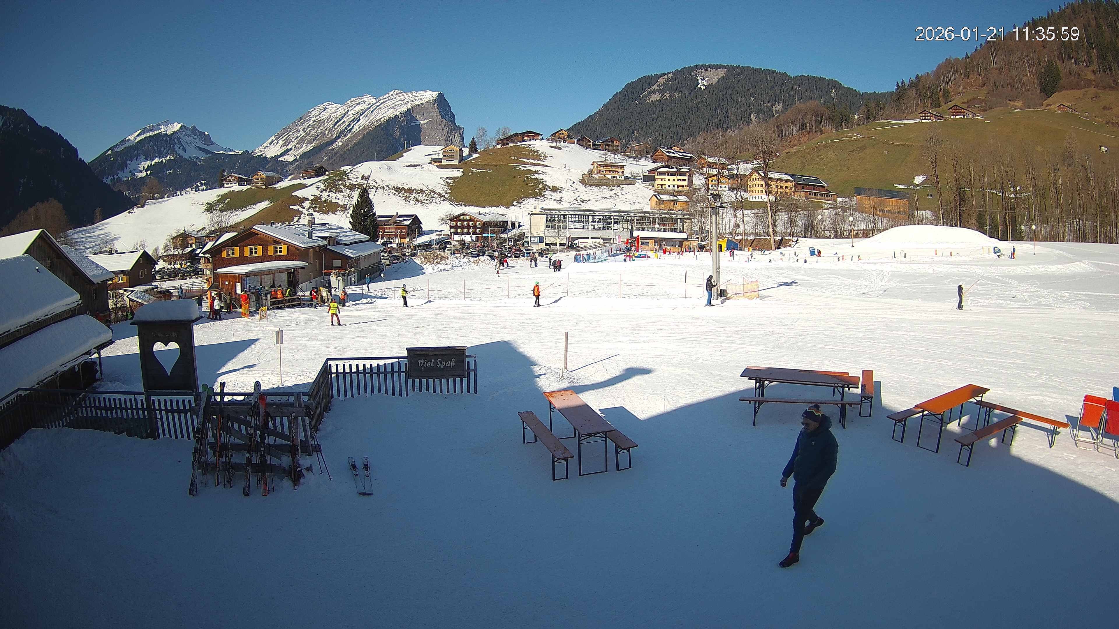 Archiv Foto Webcam Schrannenhof am Diedamskopf