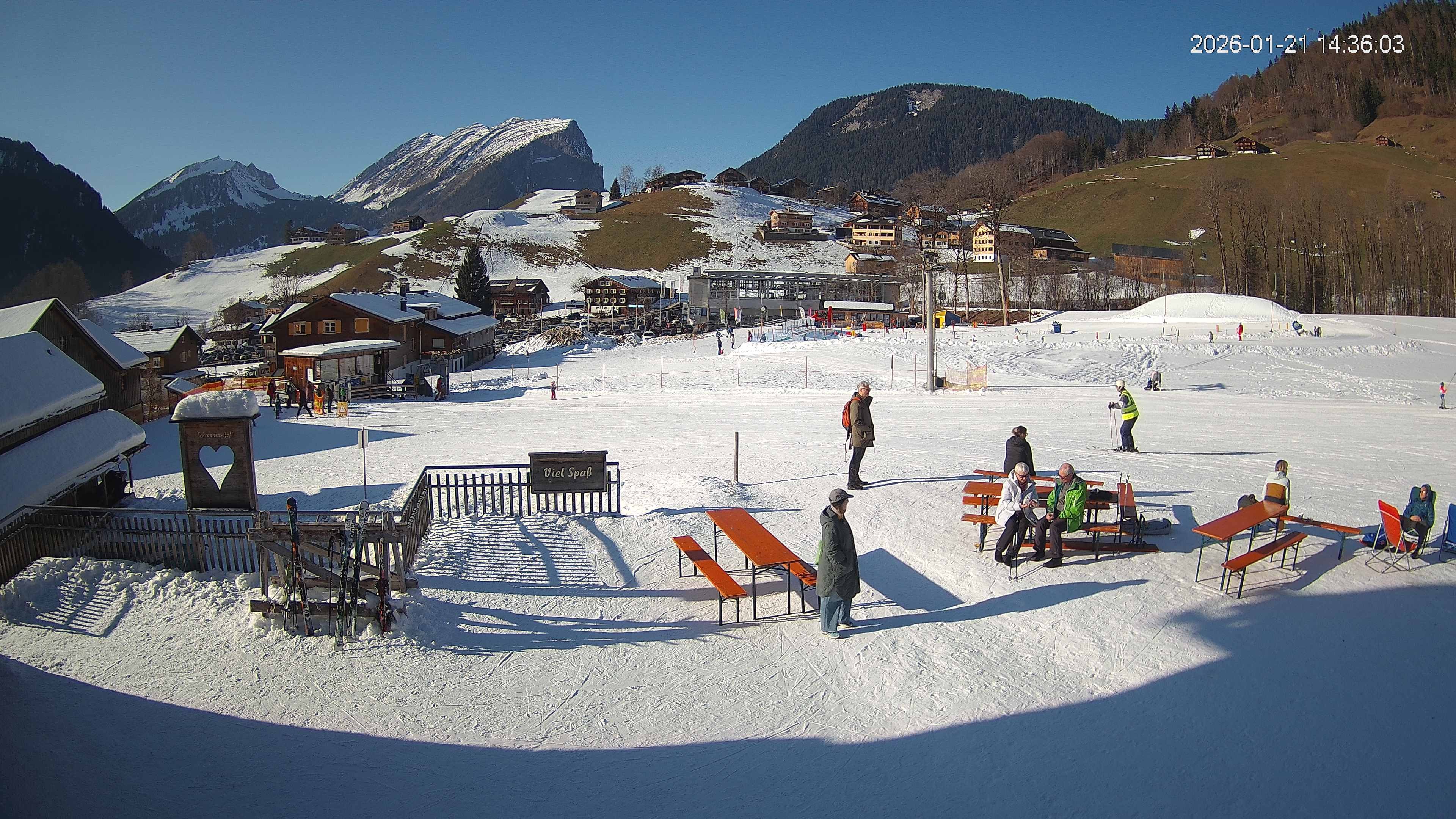 Archiv Foto Webcam Schrannenhof am Diedamskopf