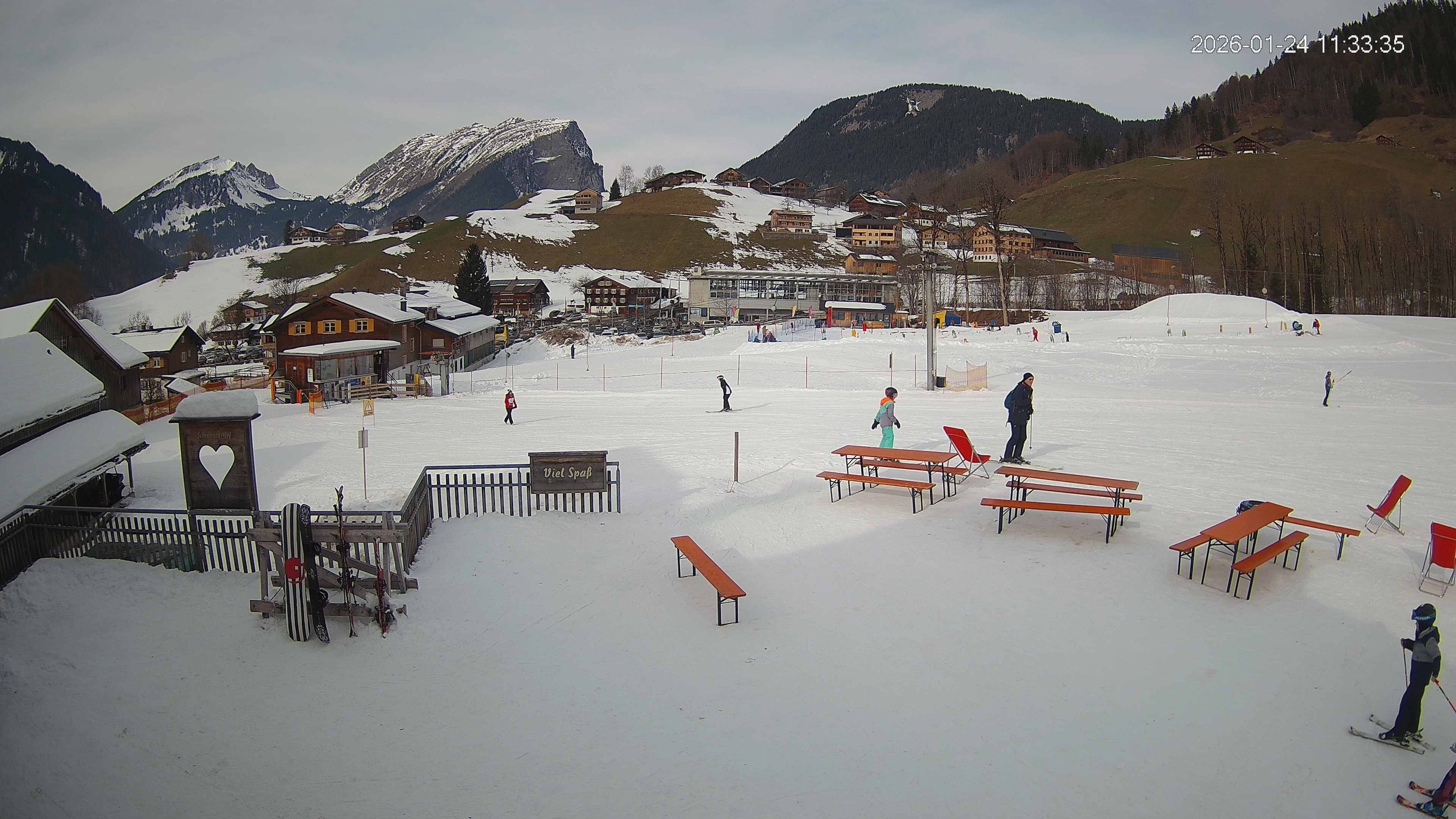 Archiv Foto Webcam Schrannenhof am Diedamskopf