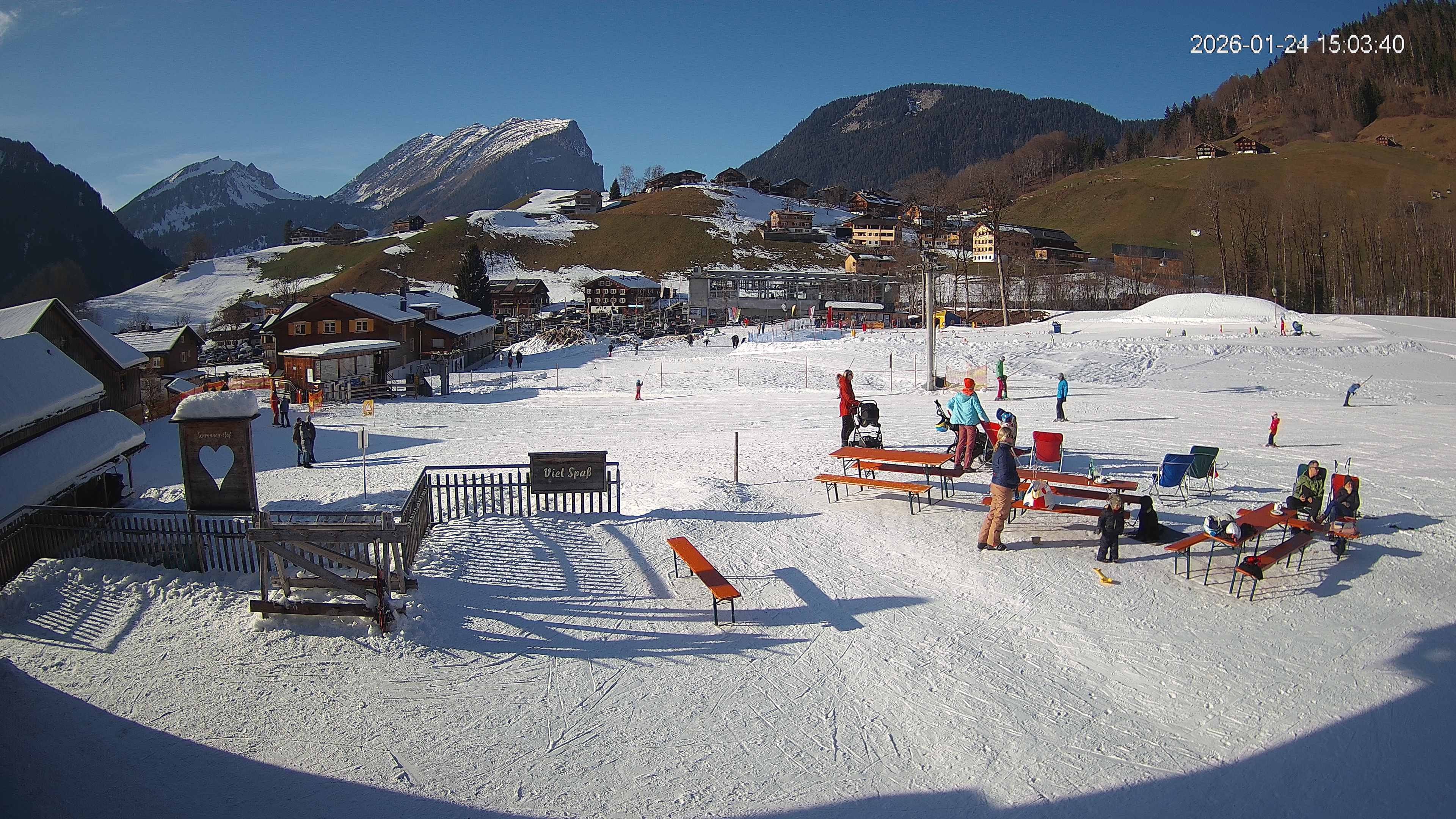 Archiv Foto Webcam Schrannenhof am Diedamskopf