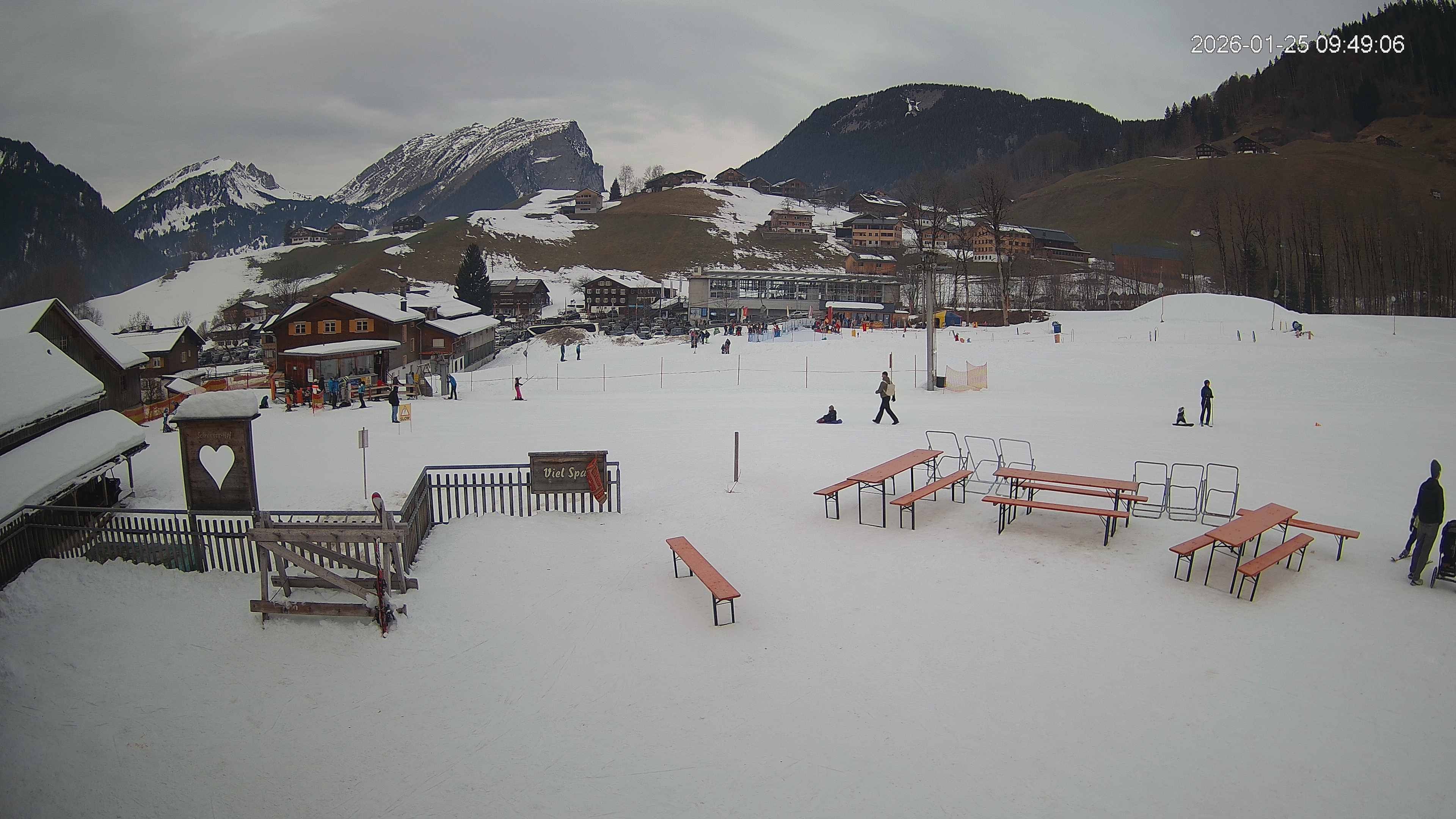 Archiv Foto Webcam Schrannenhof am Diedamskopf