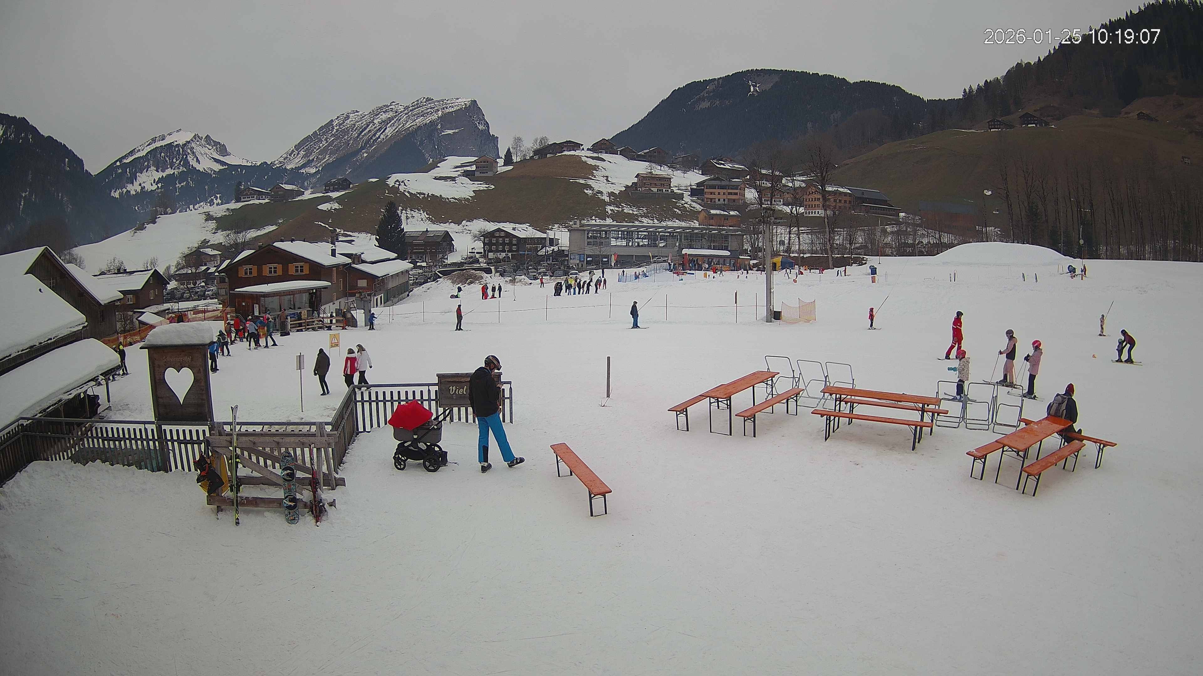 Archiv Foto Webcam Schrannenhof am Diedamskopf