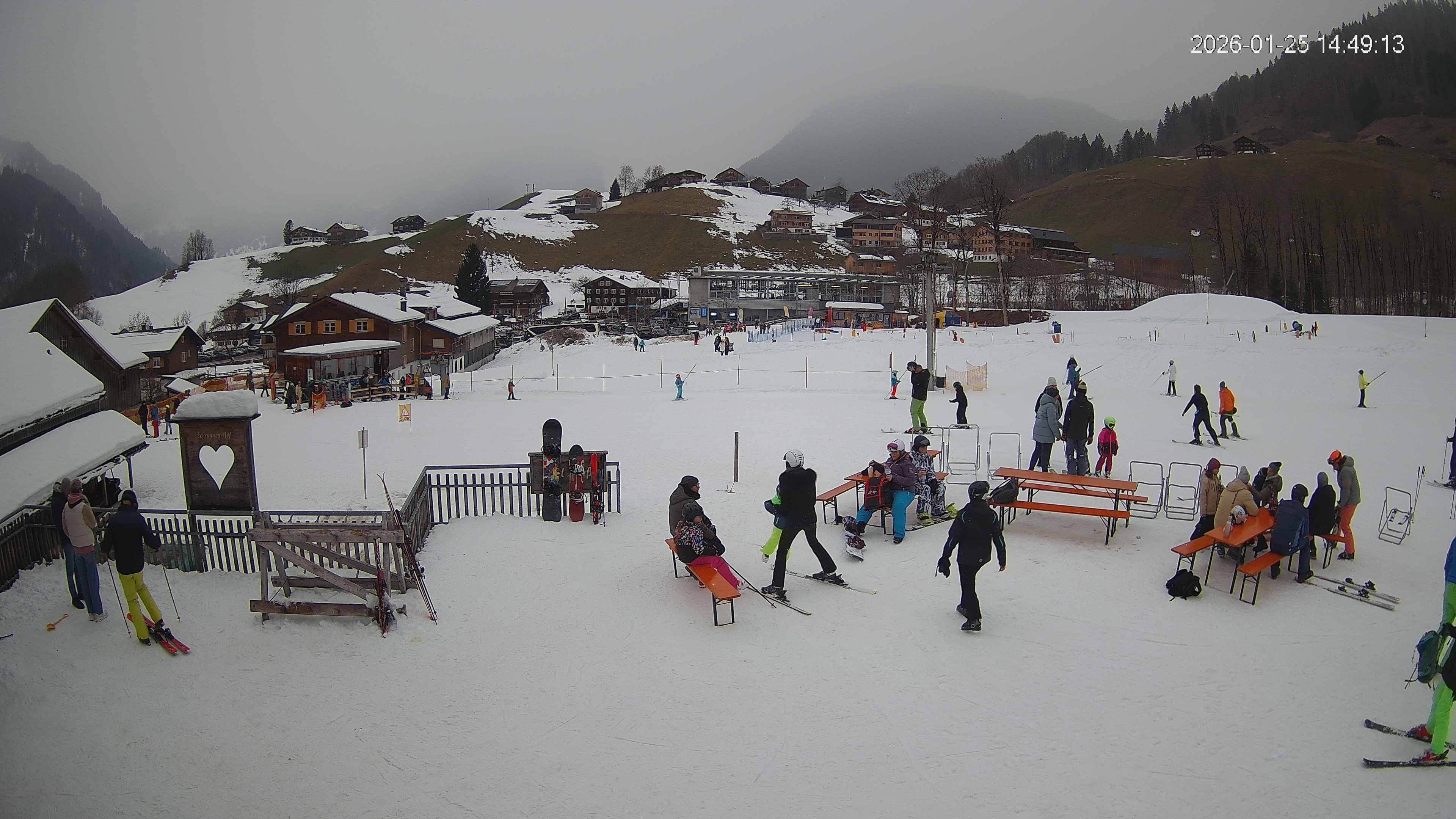 Archiv Foto Webcam Schrannenhof am Diedamskopf