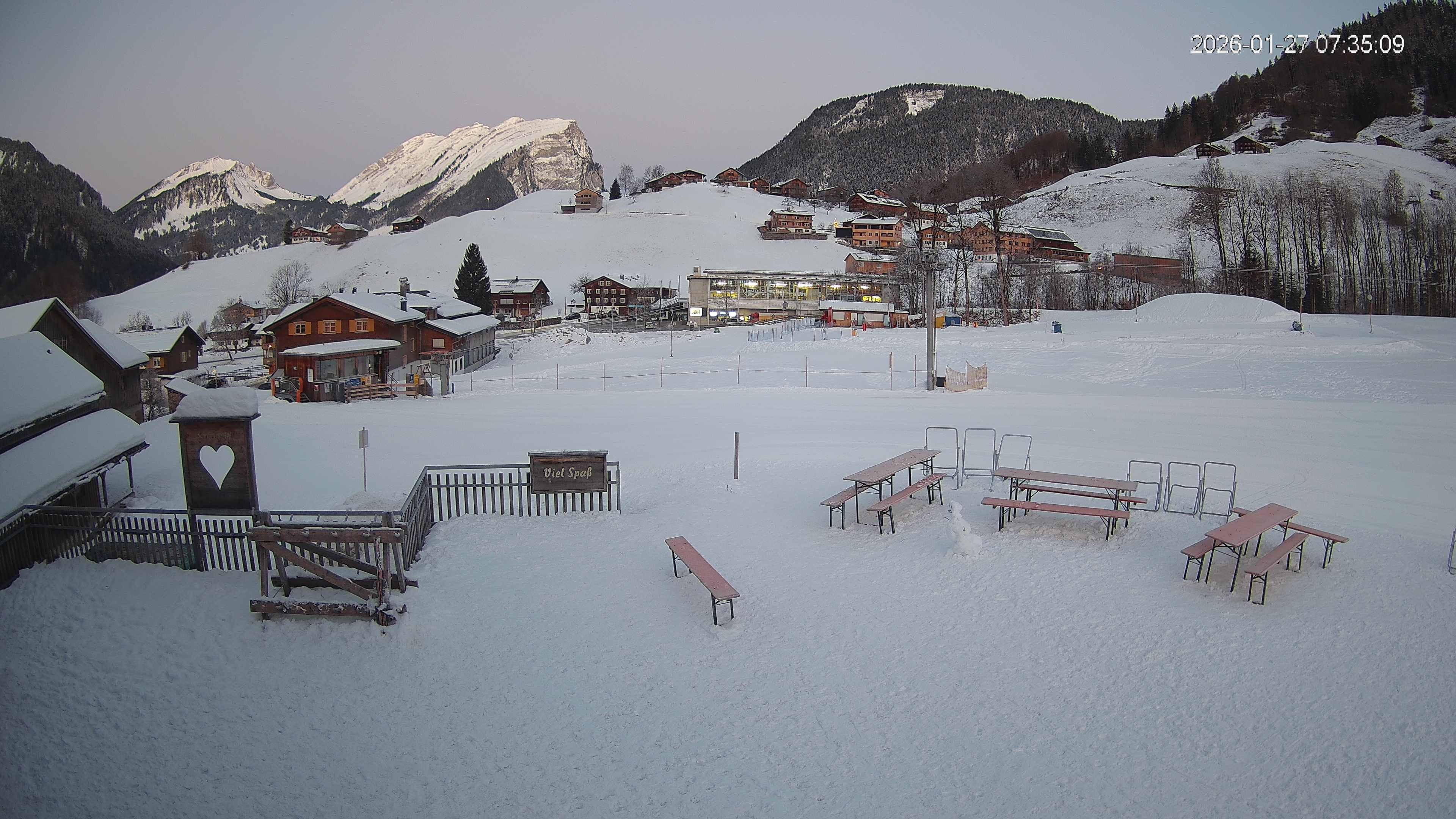 Archiv Foto Webcam Schrannenhof am Diedamskopf