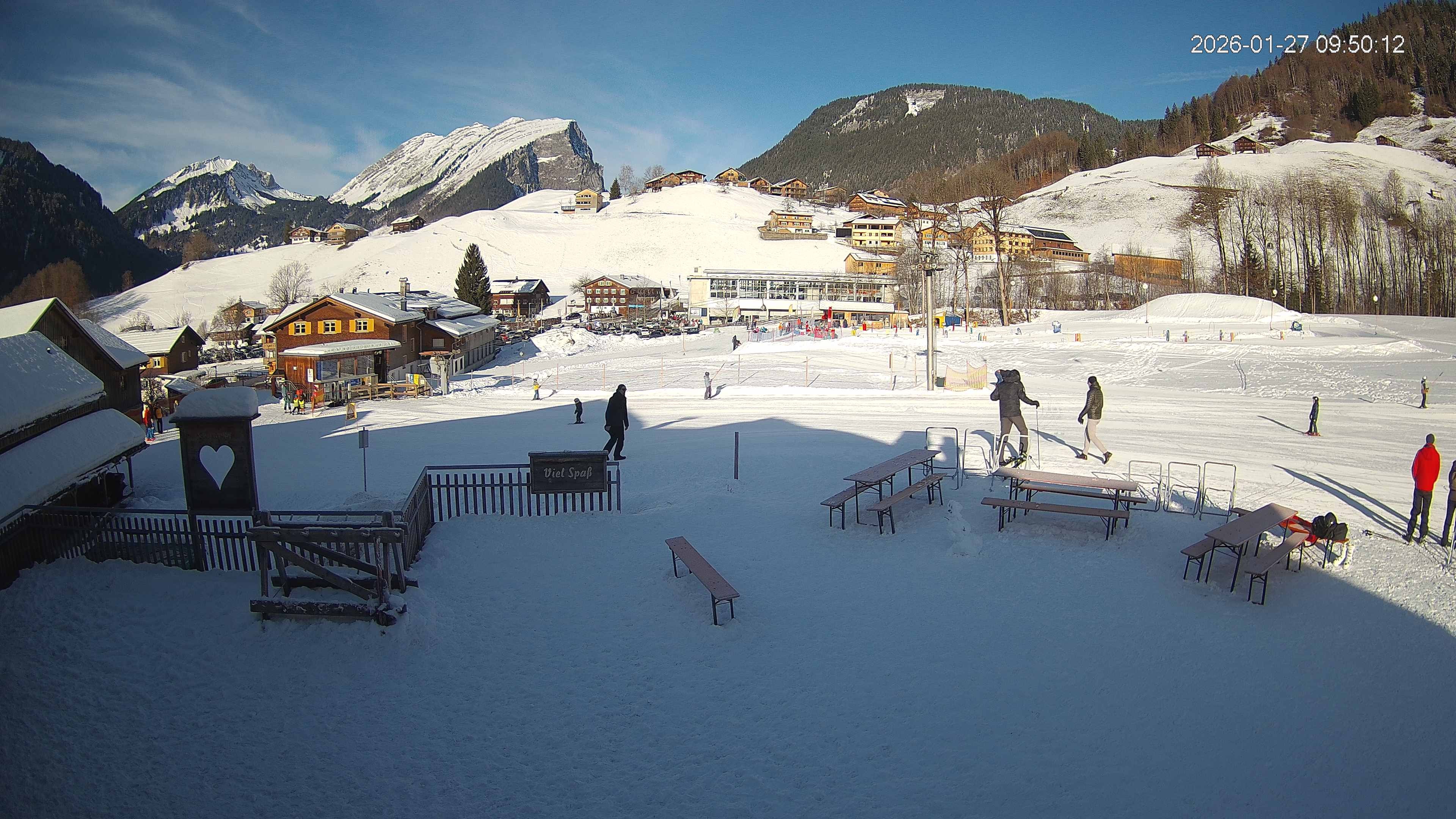 Archiv Foto Webcam Schrannenhof am Diedamskopf