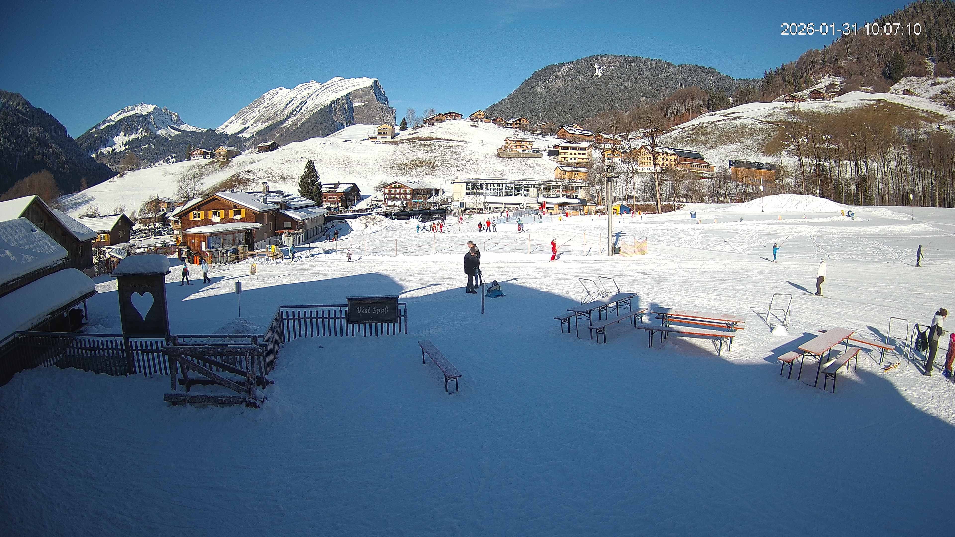 Archiv Foto Webcam Schrannenhof am Diedamskopf