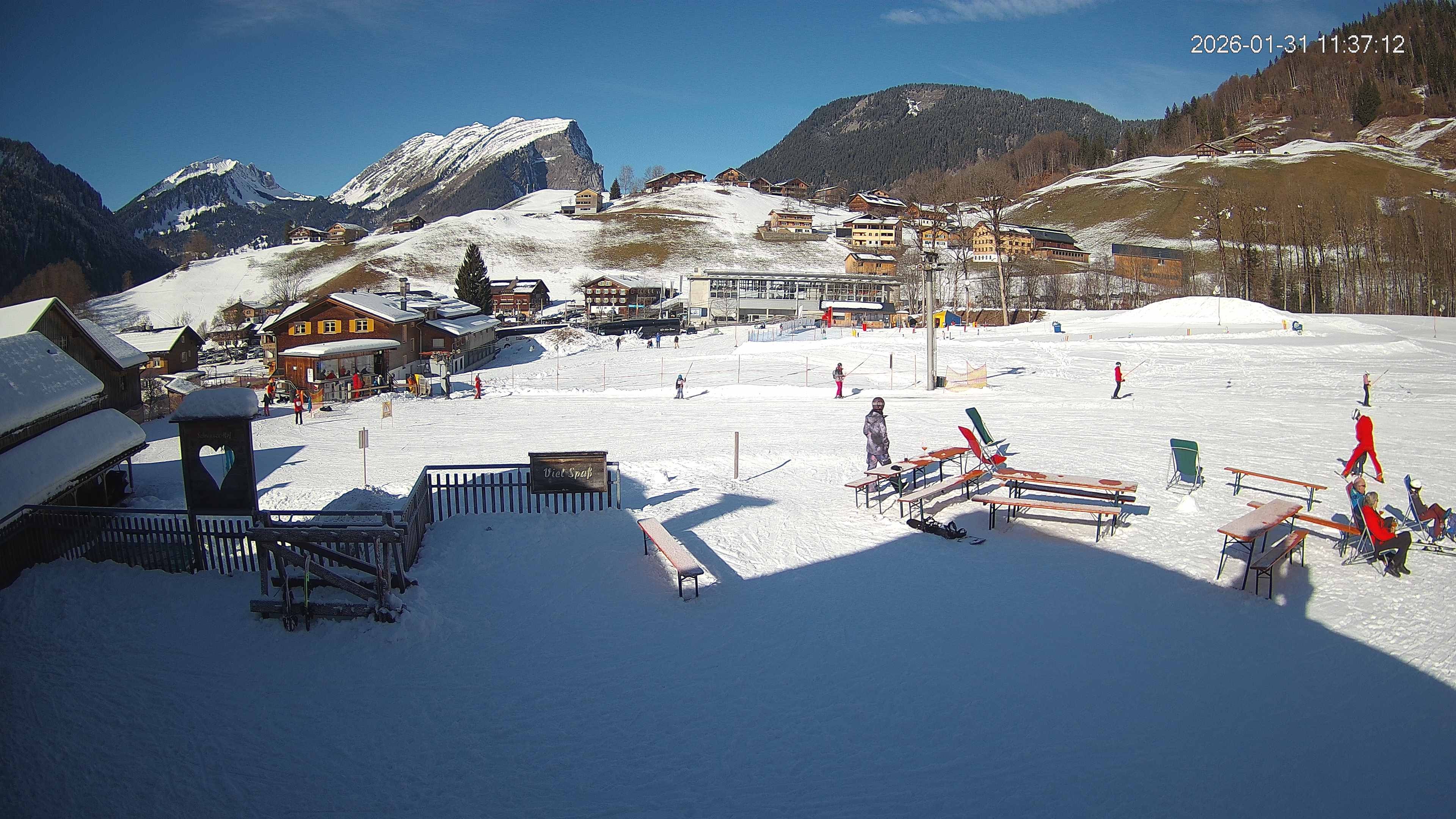 Archiv Foto Webcam Schrannenhof am Diedamskopf