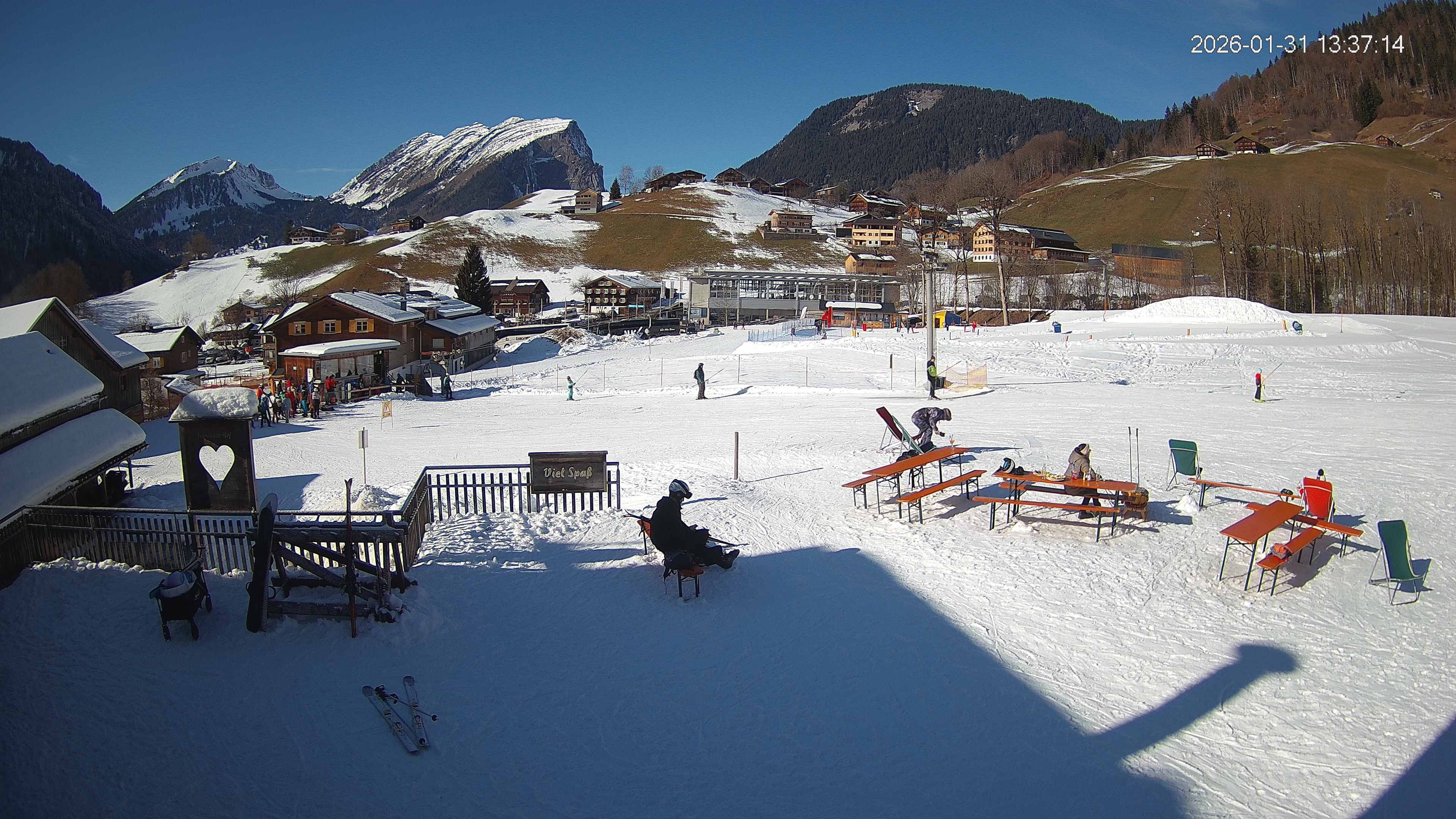 Archiv Foto Webcam Schrannenhof am Diedamskopf