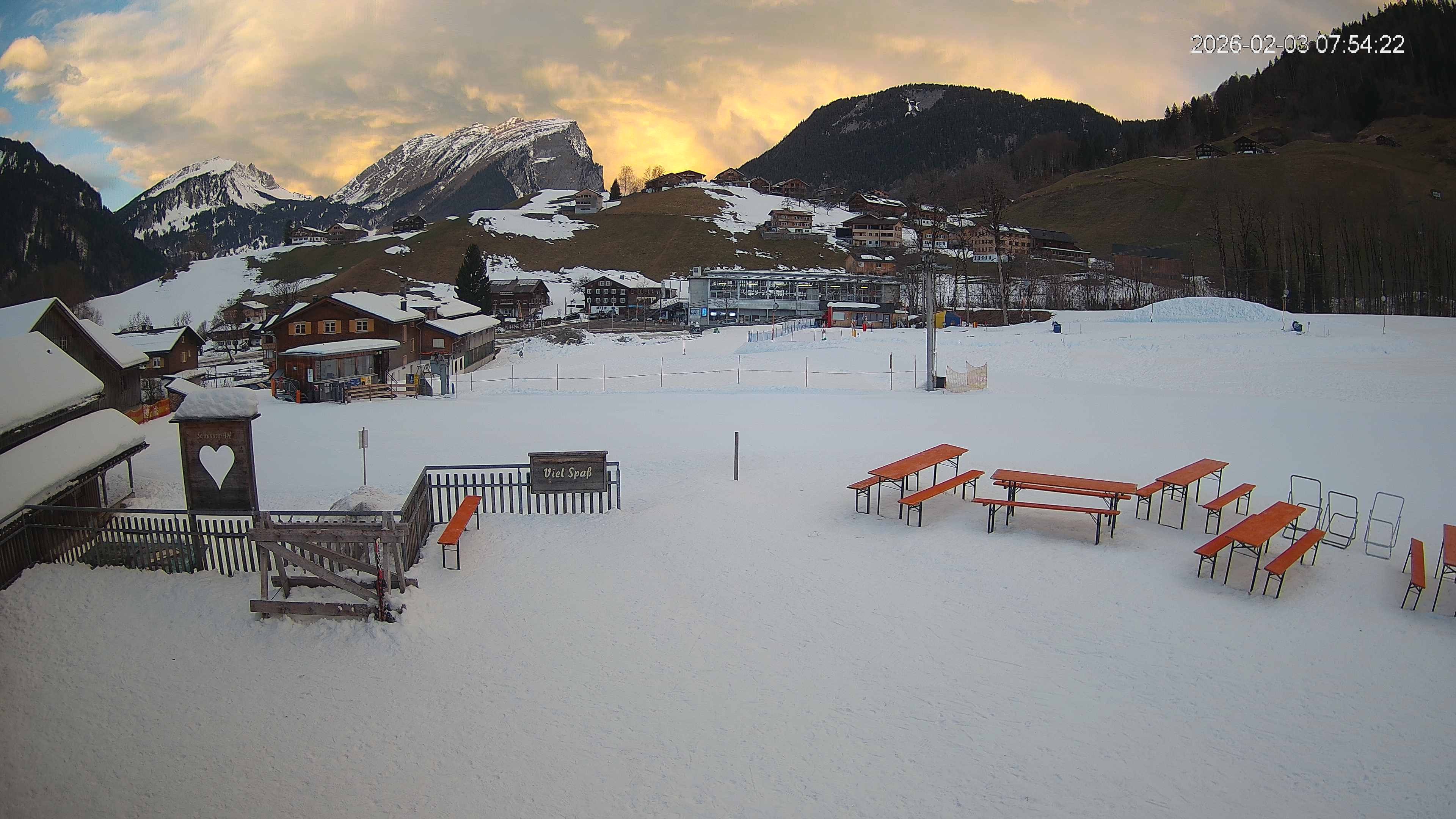 Archiv Foto Webcam Schrannenhof am Diedamskopf