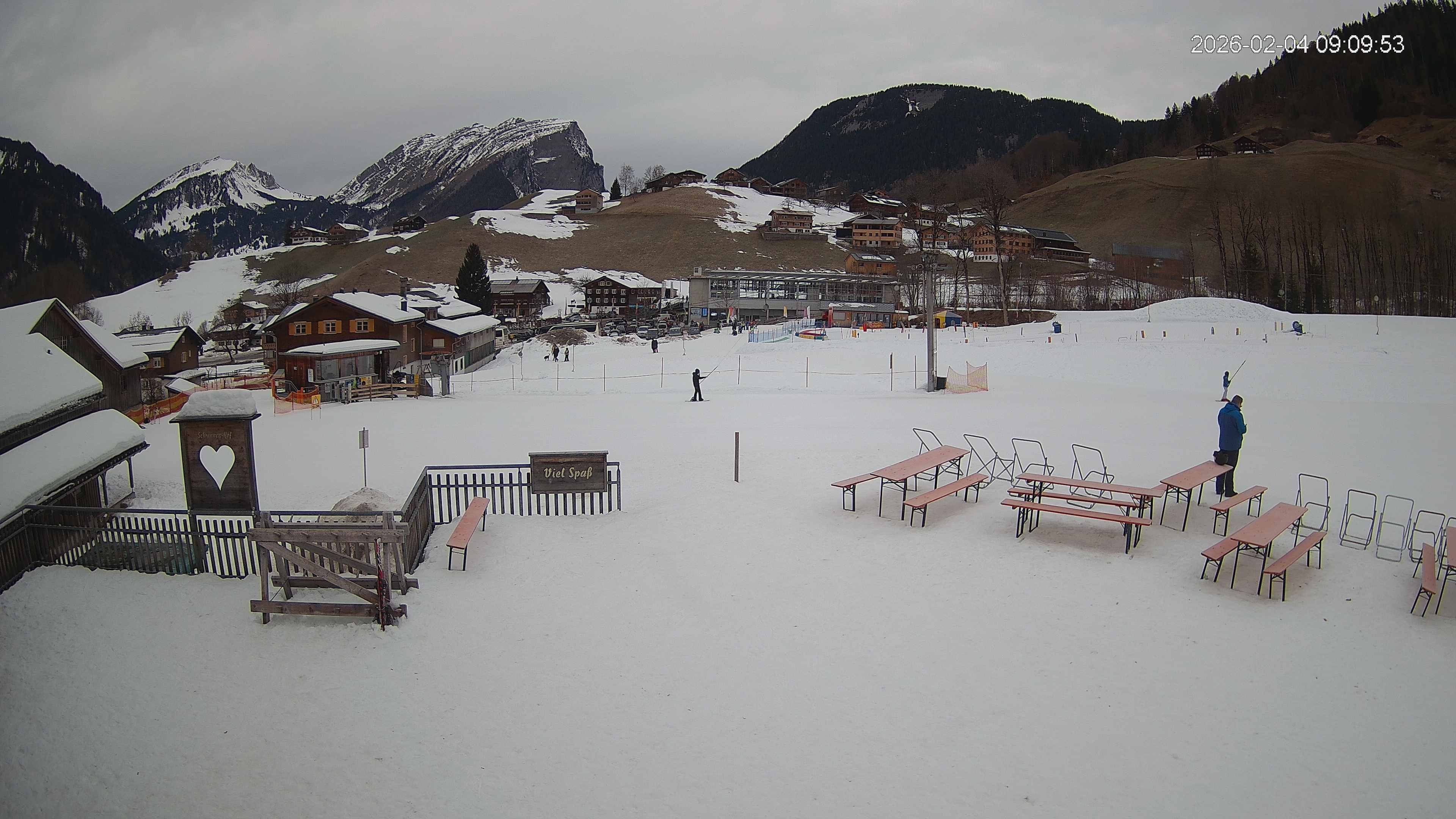 Archiv Foto Webcam Schrannenhof am Diedamskopf