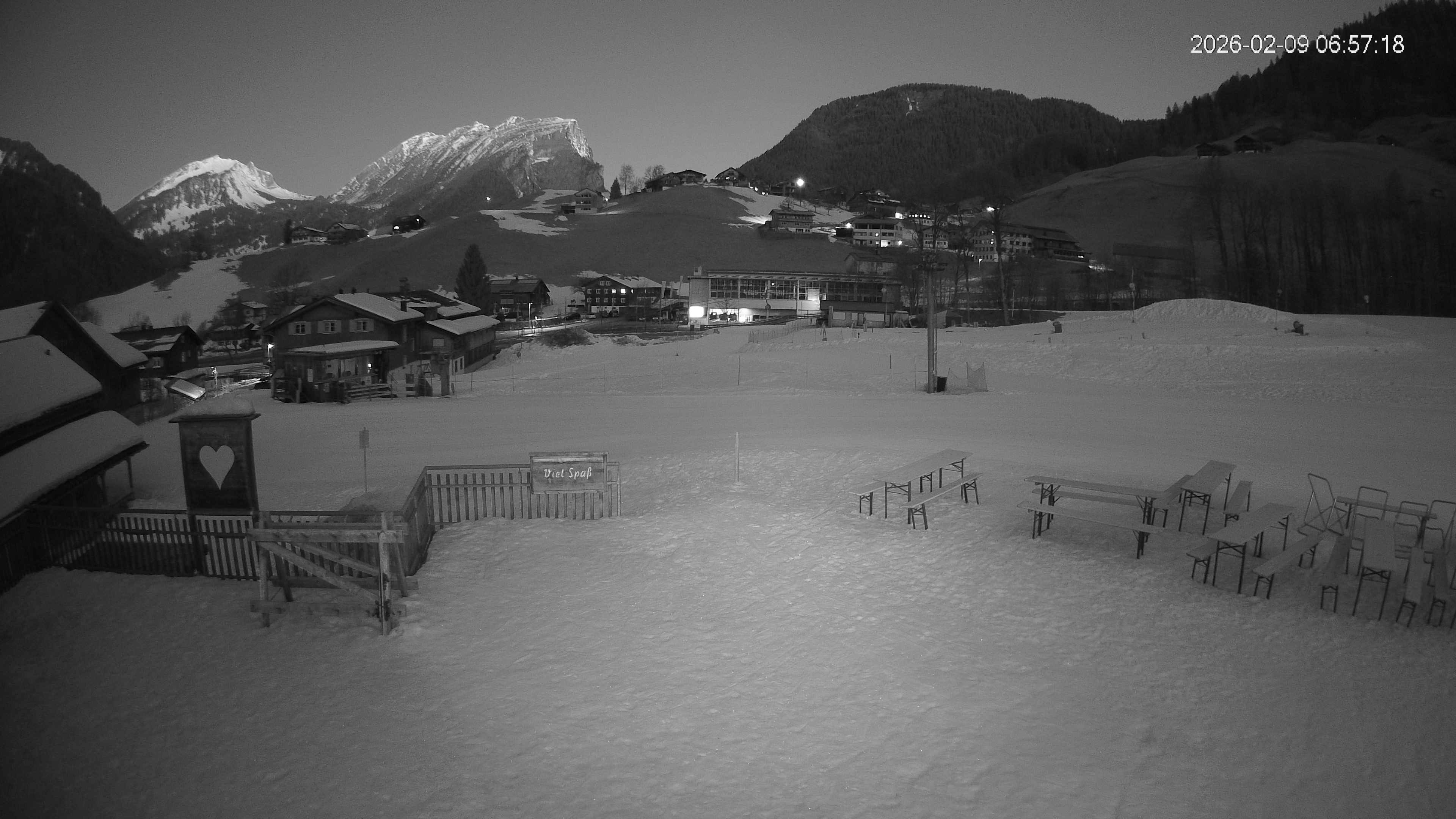 Archiv Foto Webcam Schrannenhof am Diedamskopf