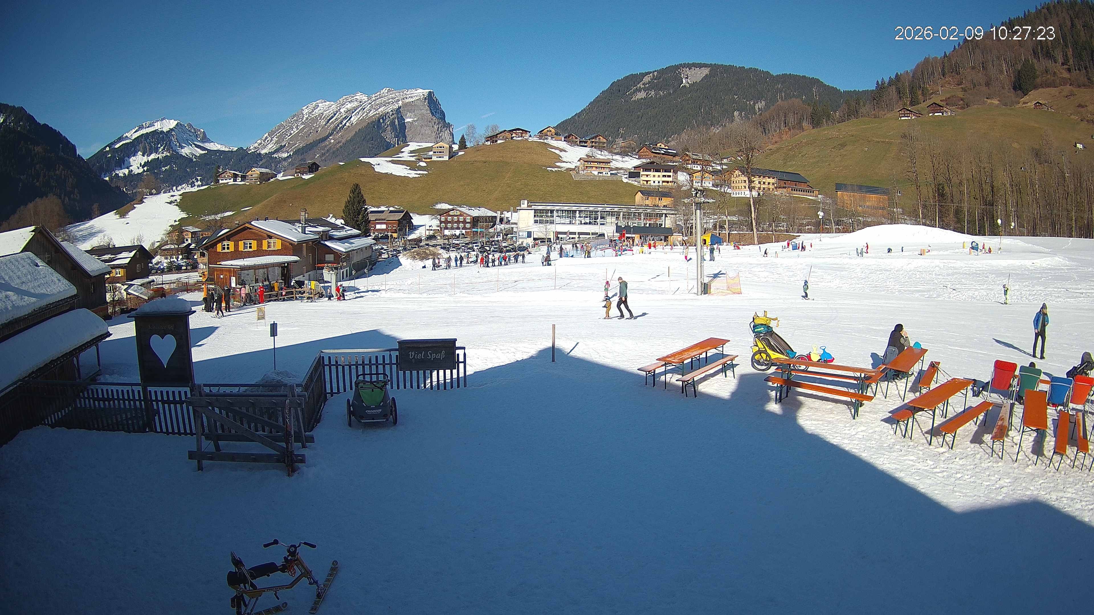 Archiv Foto Webcam Schrannenhof am Diedamskopf