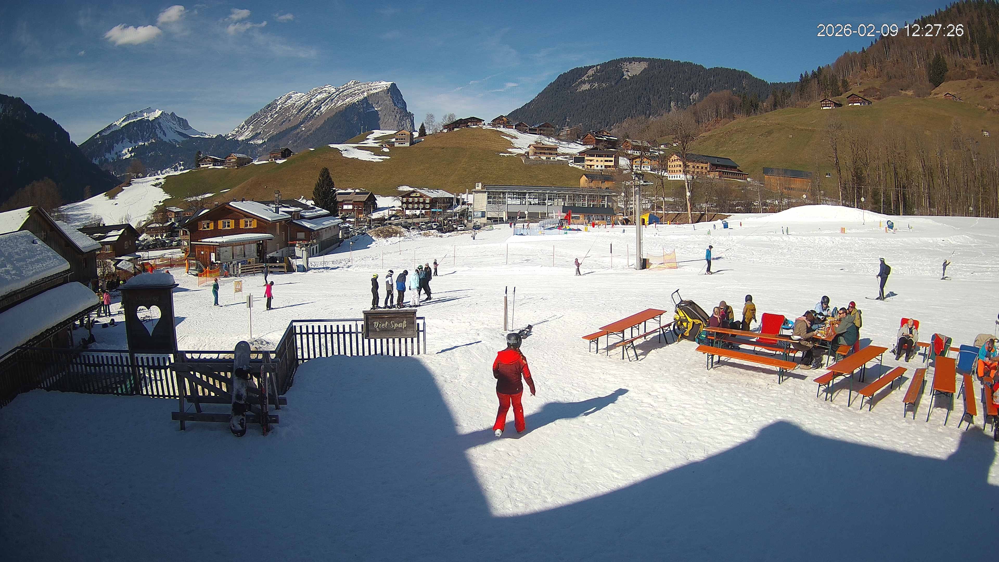 Archiv Foto Webcam Schrannenhof am Diedamskopf