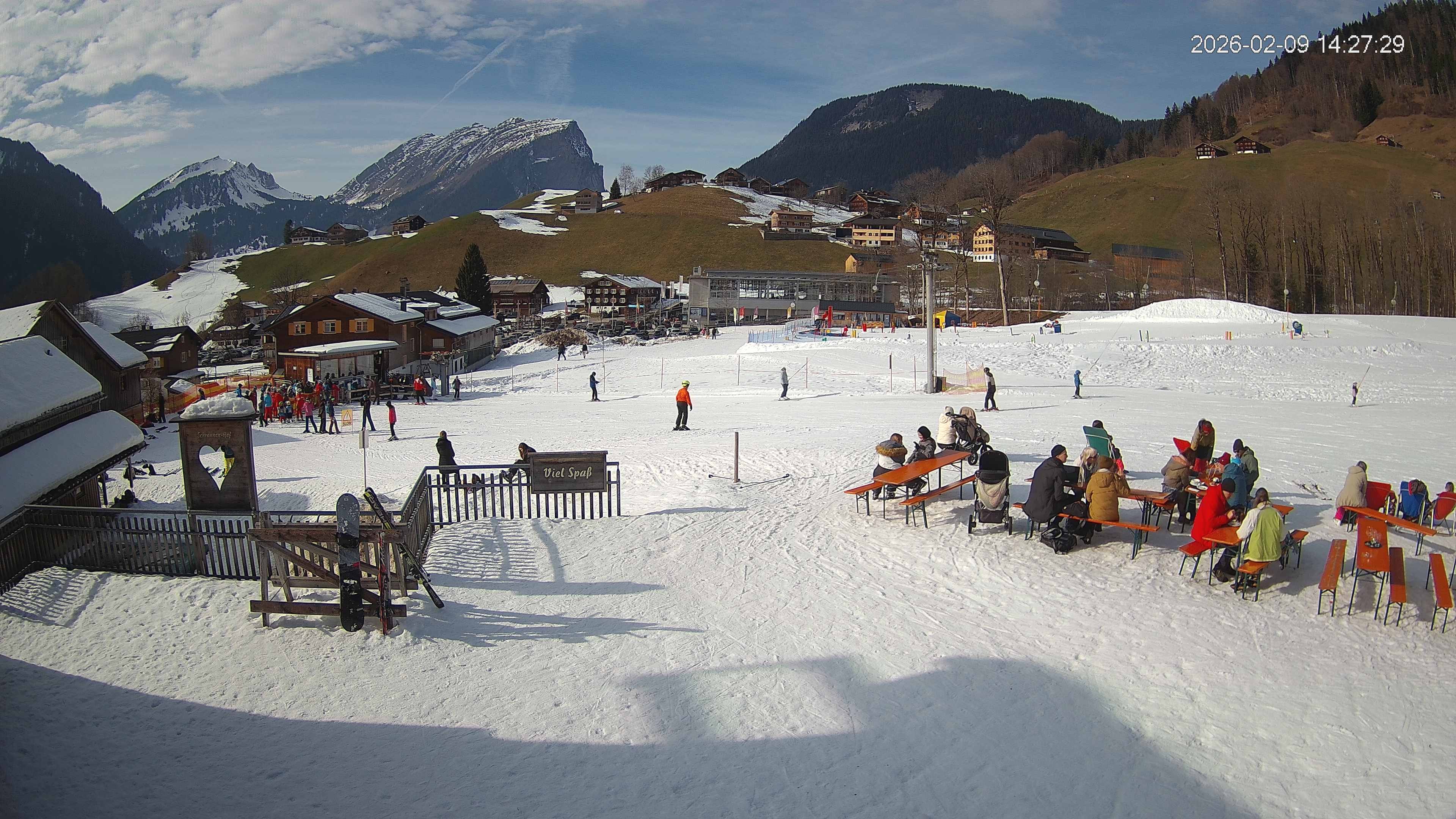 Archiv Foto Webcam Schrannenhof am Diedamskopf