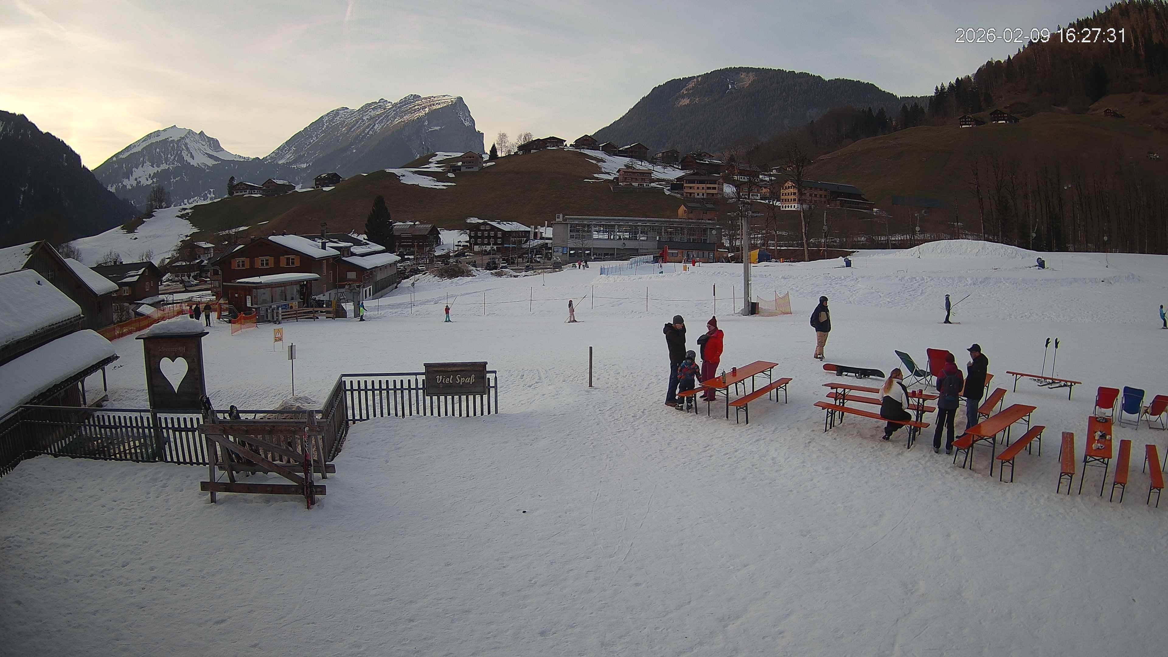 Archiv Foto Webcam Schrannenhof am Diedamskopf