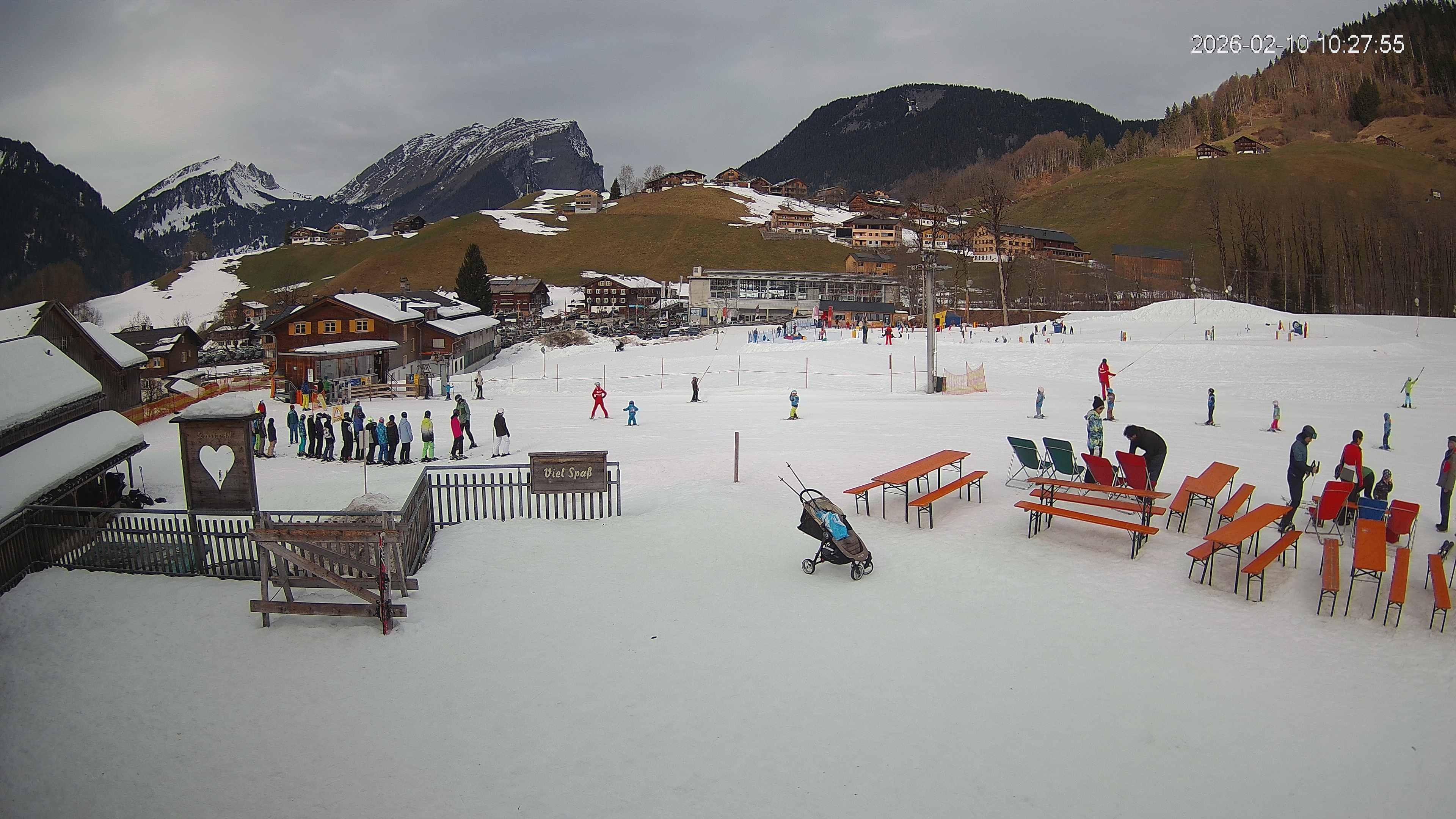 Archiv Foto Webcam Schrannenhof am Diedamskopf