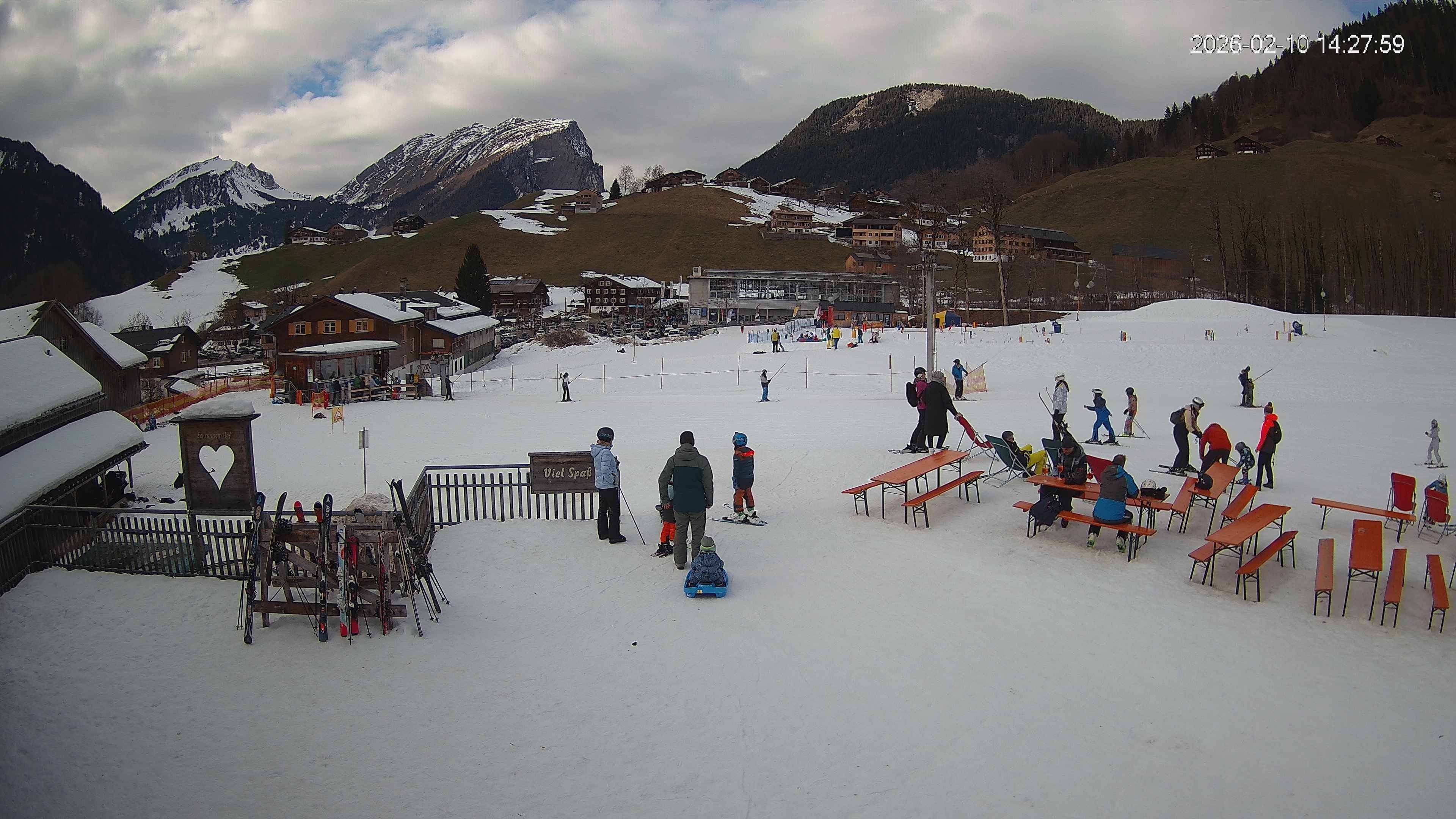 Archiv Foto Webcam Schrannenhof am Diedamskopf