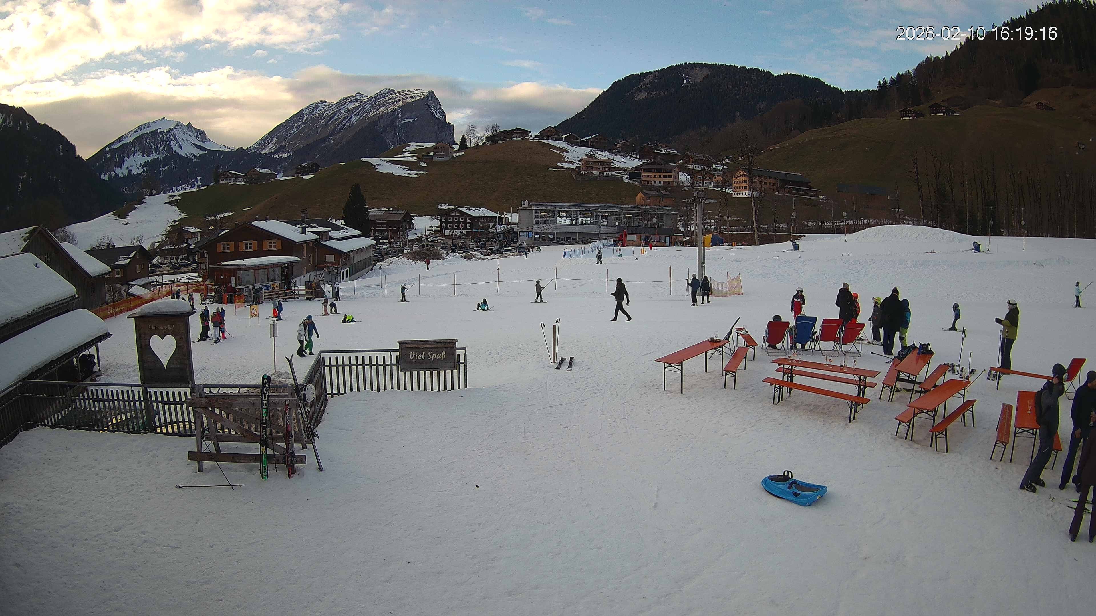 Archiv Foto Webcam Schrannenhof am Diedamskopf